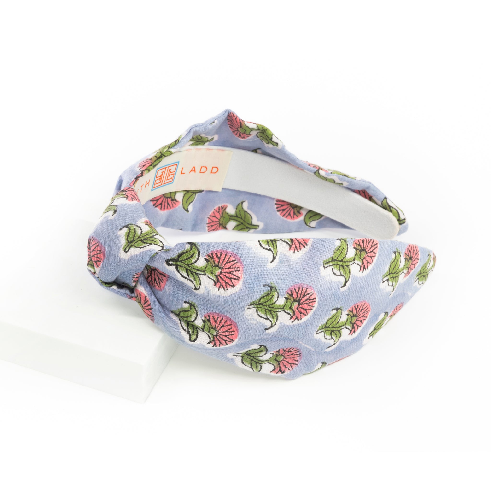 Block Print Headband in Kennebunkport Blue