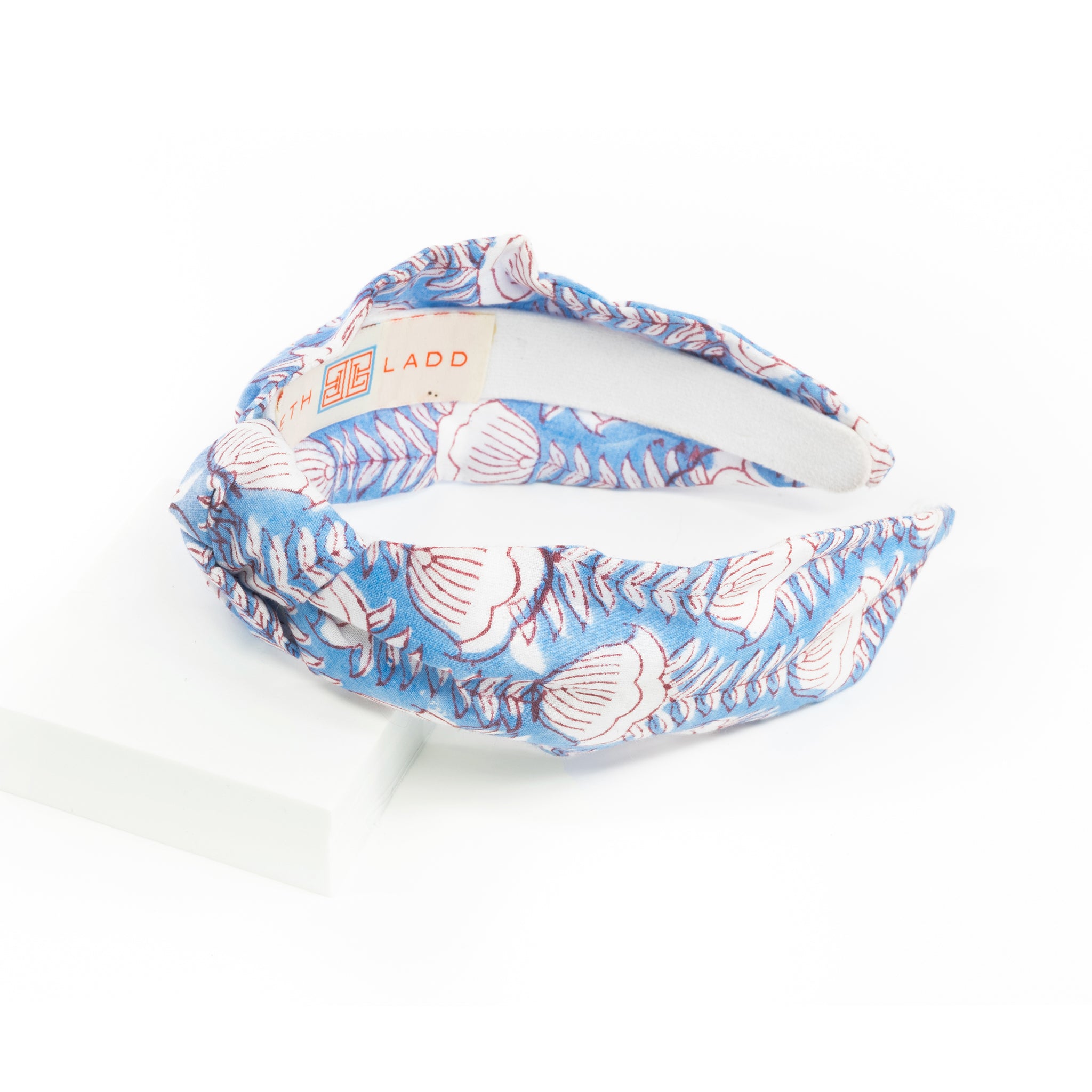 Block Print Headband in Portsmouth Blue