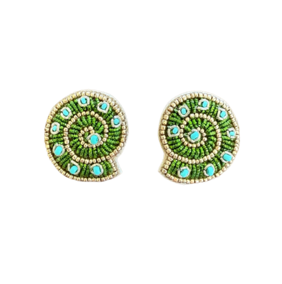 Spiral Shell Studs