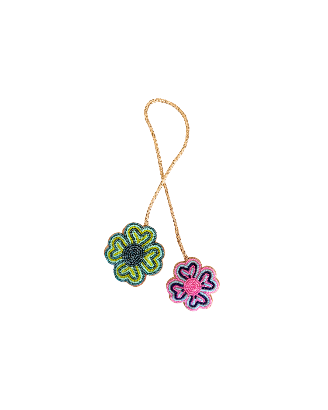 The Retro Flower Bag Charm