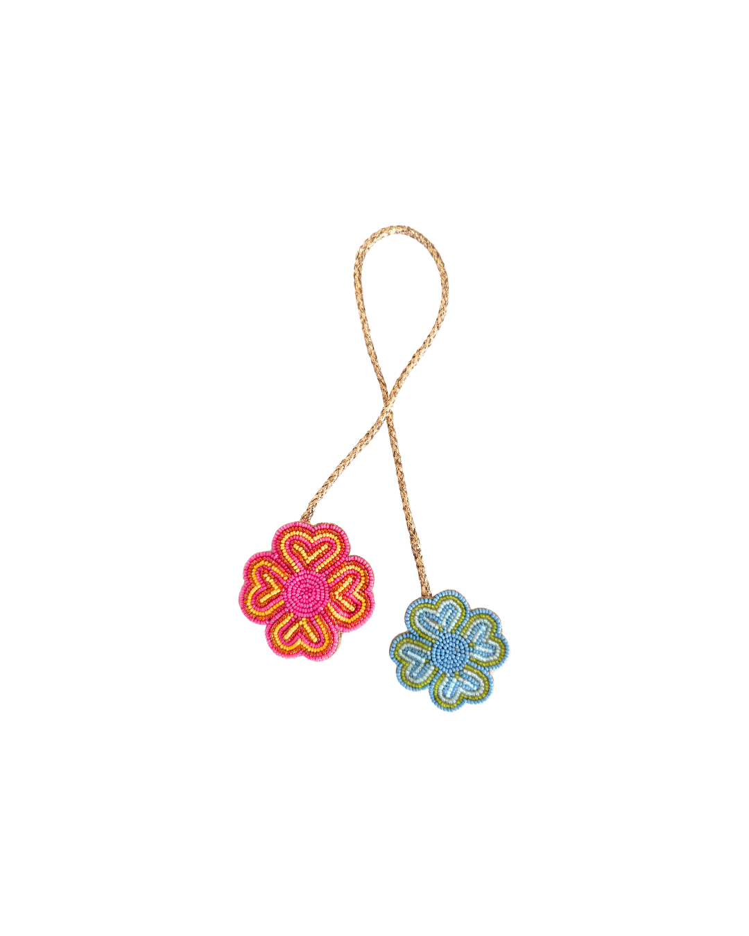 The Retro Flower Bag Charm