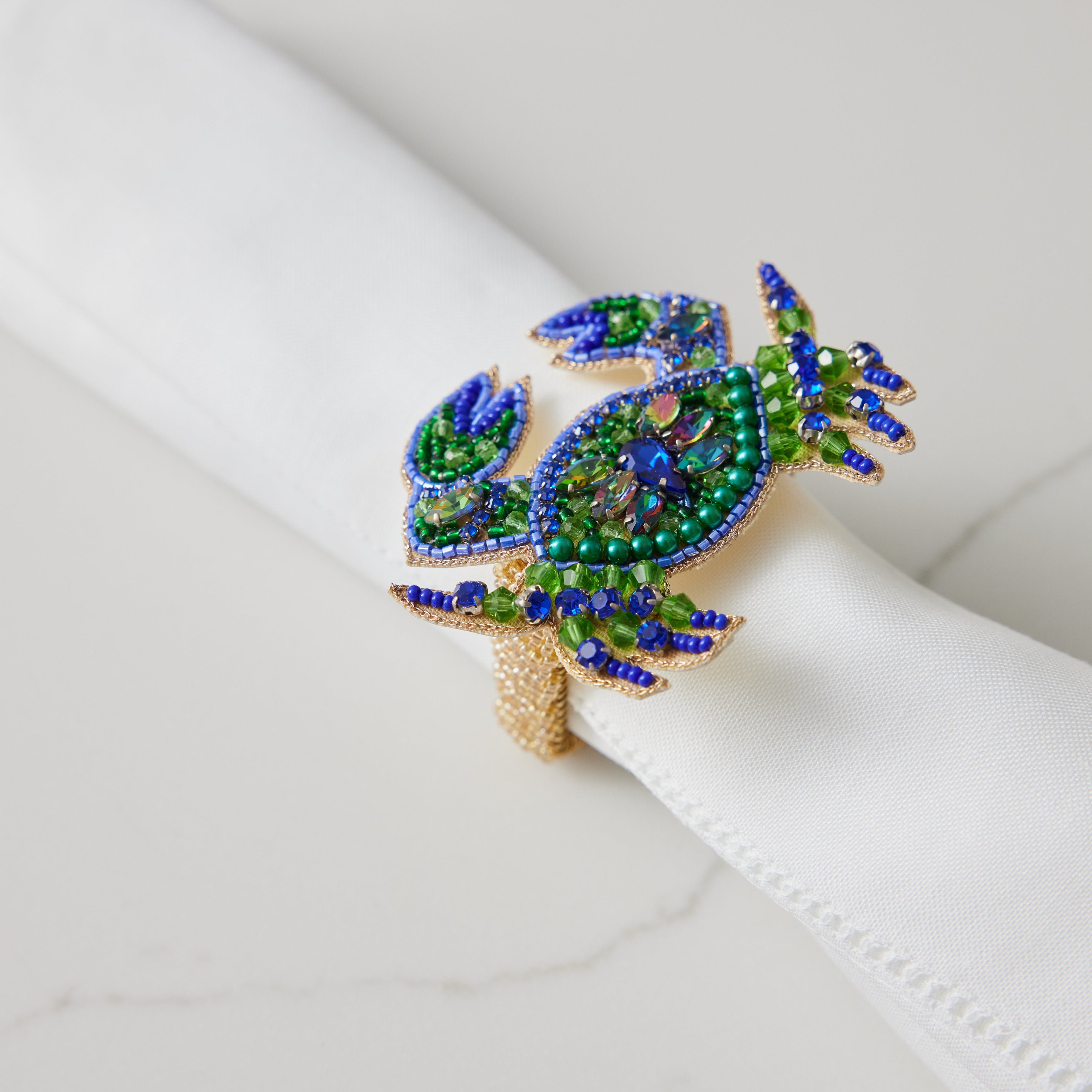 Blue Crab Napkin Ring