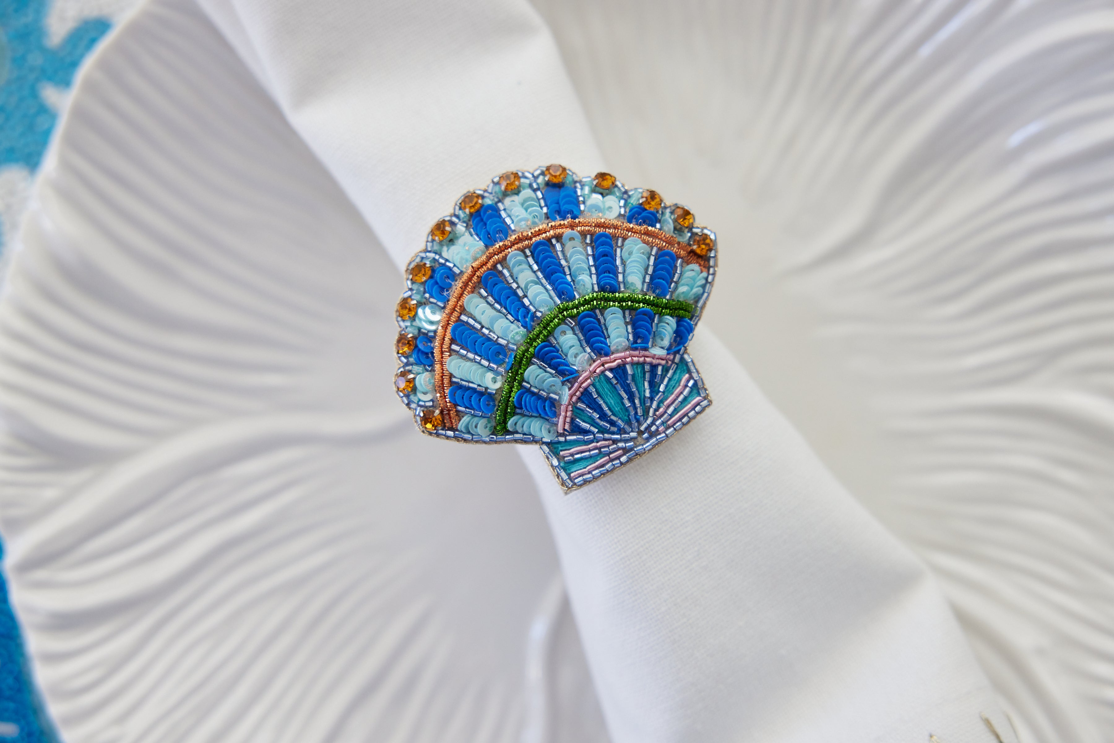 Shell Napkin Rings (Set of 4)