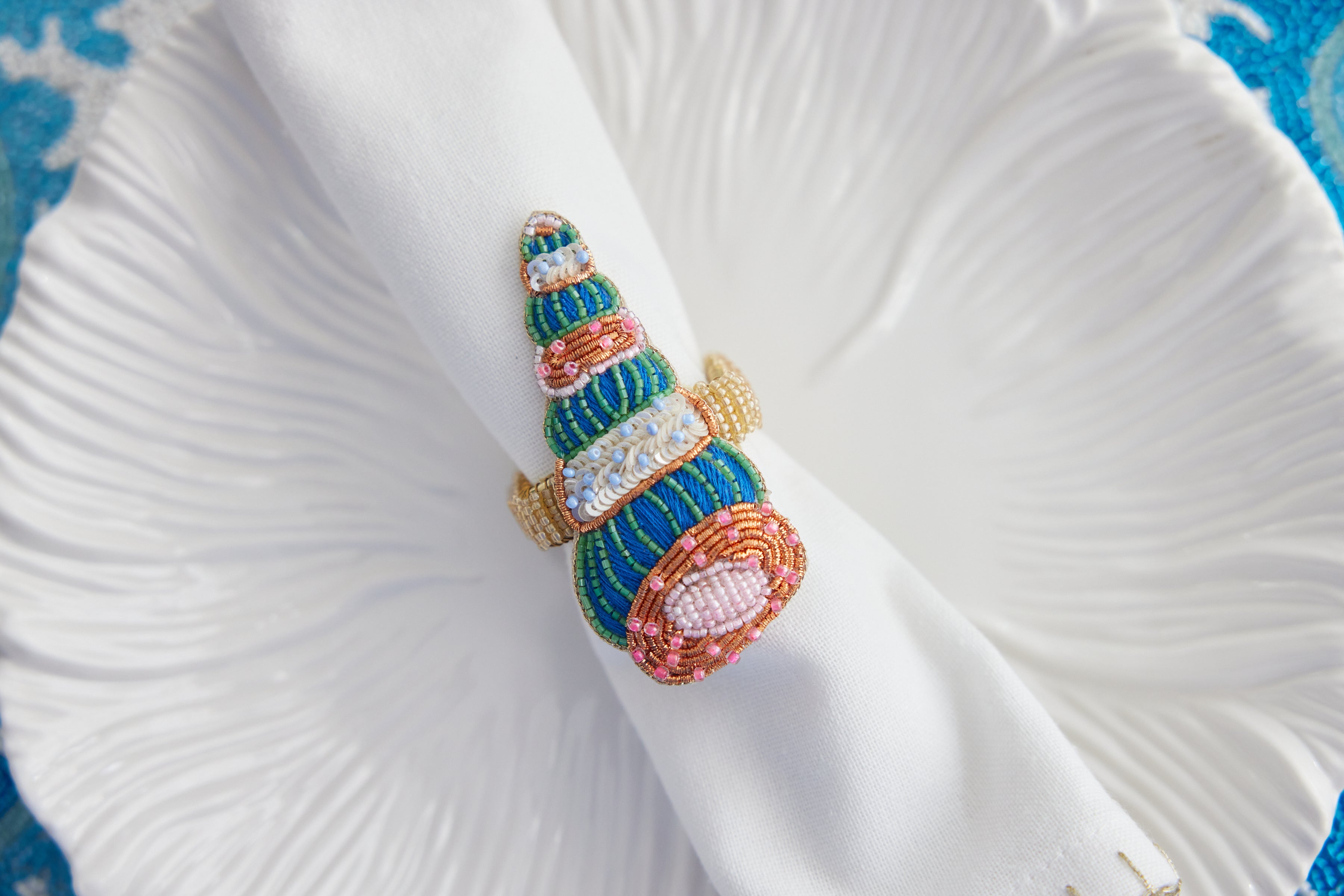 Shell Napkin Rings (Set of 4)