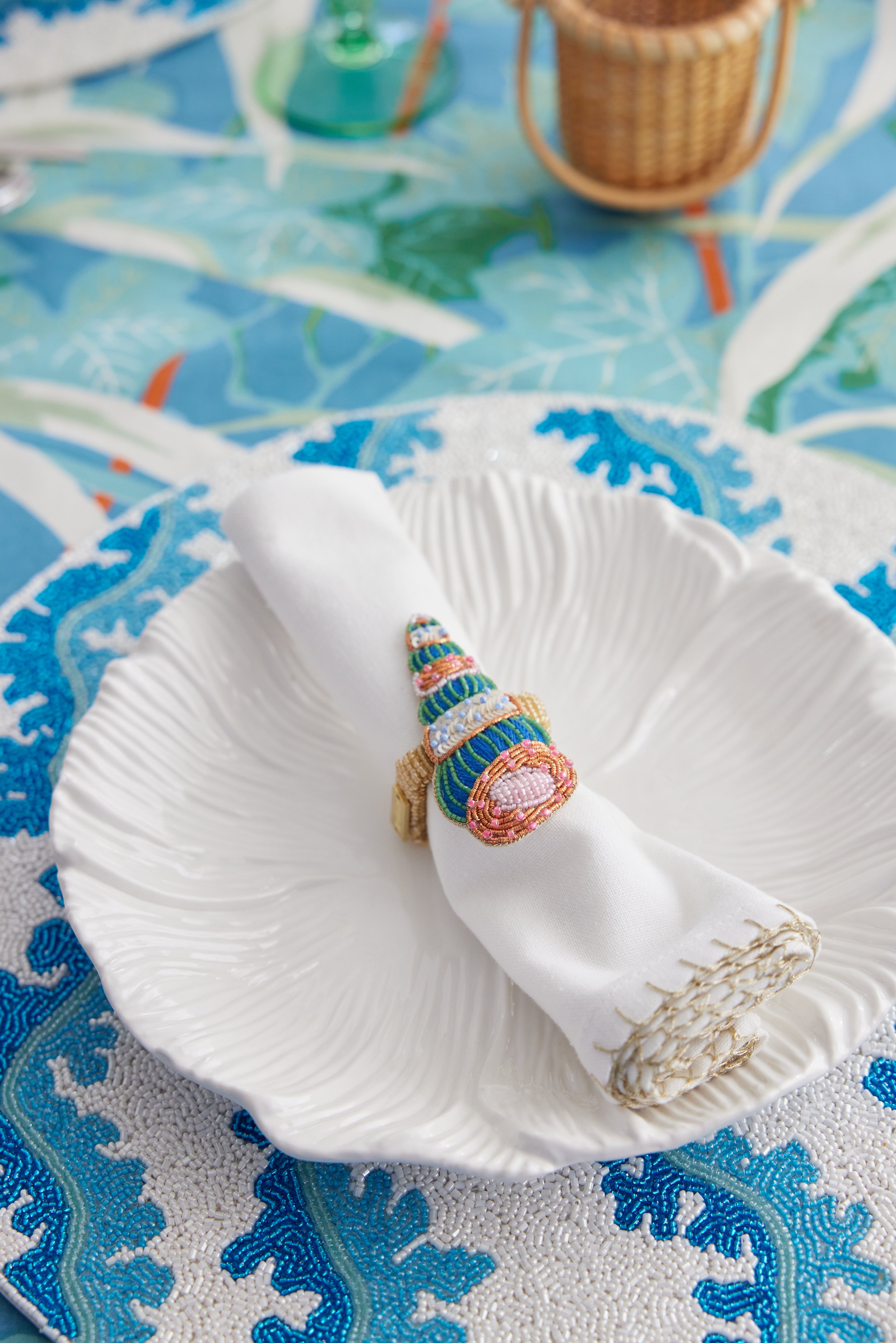 Shell Napkin Rings (Set of 4)