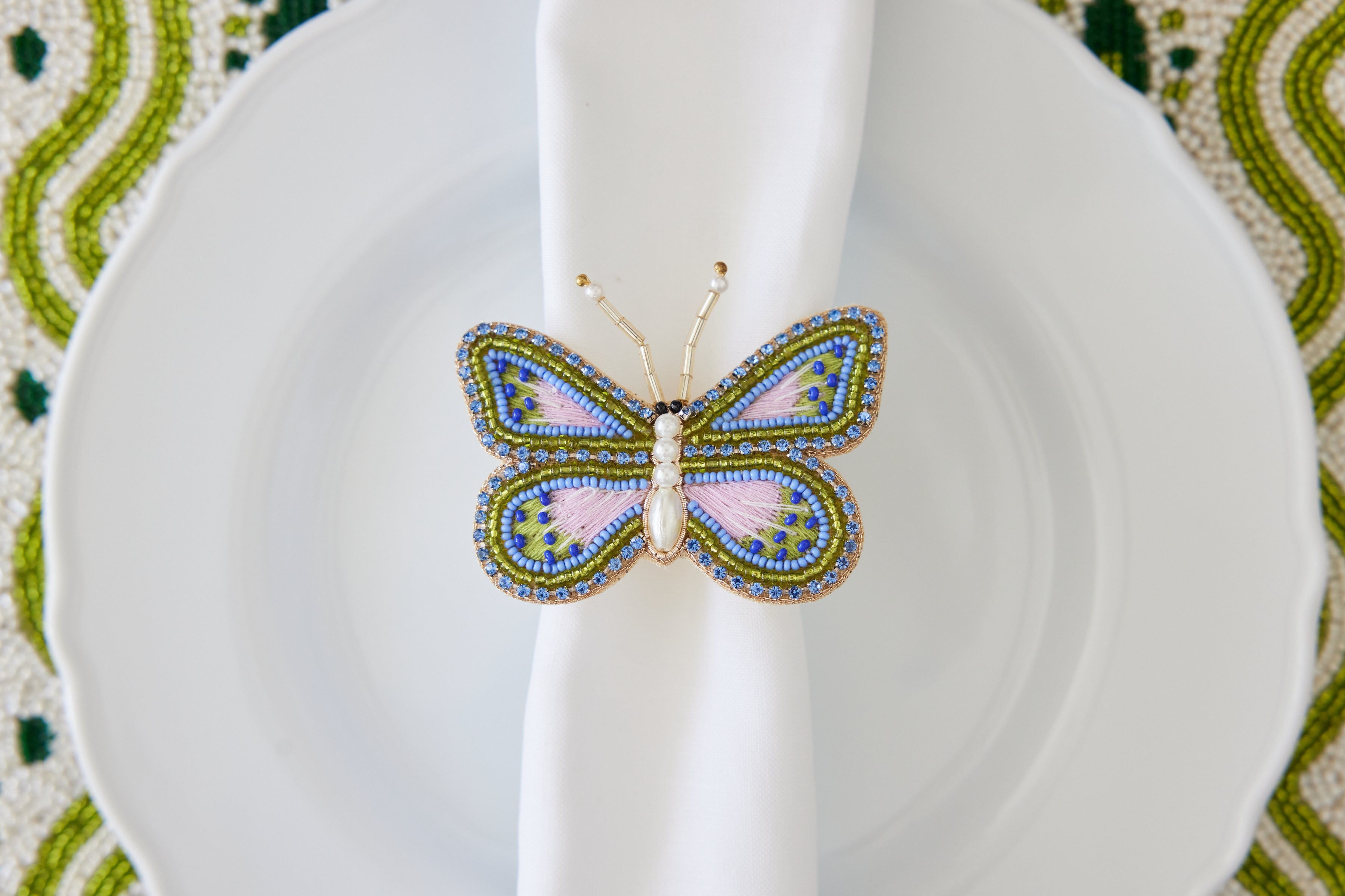 Spring Butterfly Napkin Ring