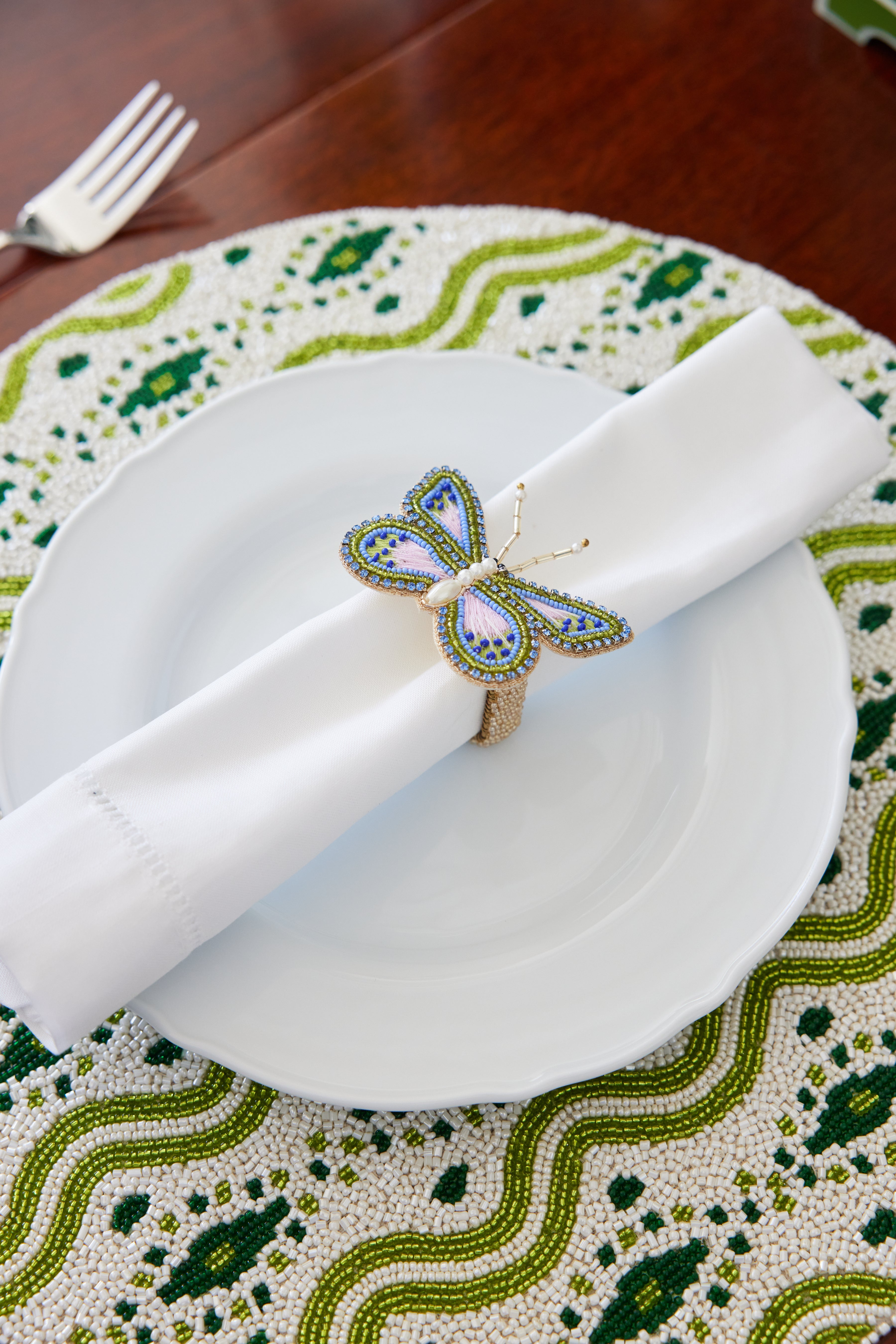 Spring Butterfly Napkin Ring