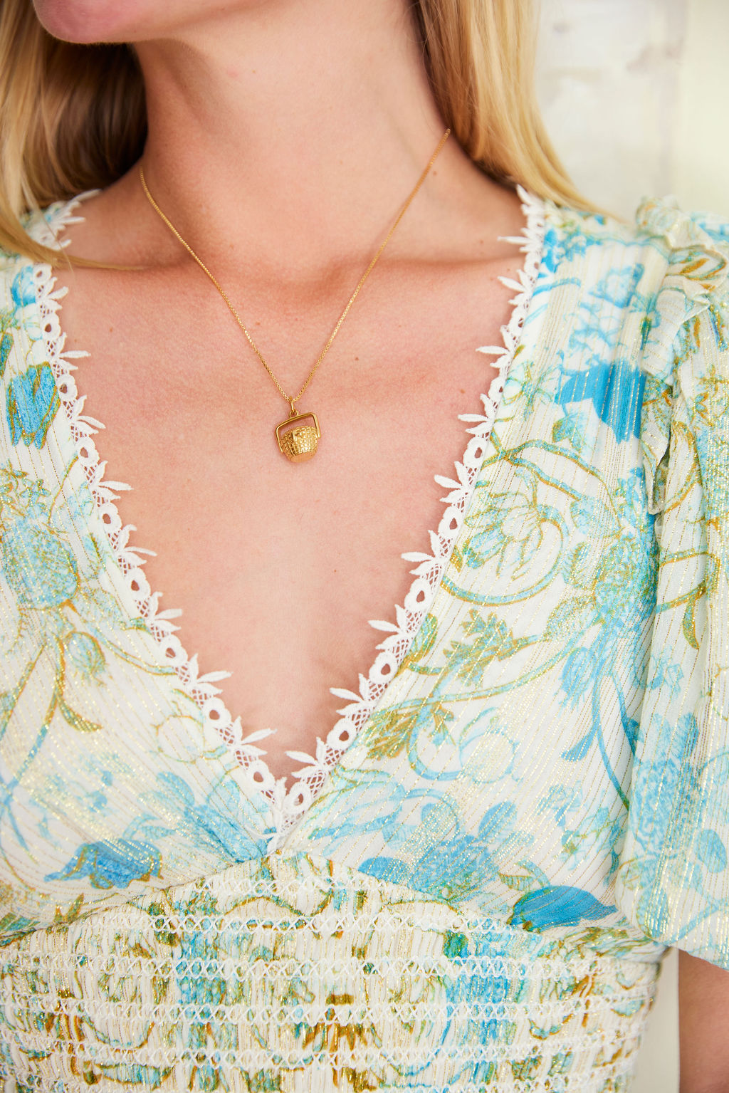 Nantucket Basket Charm + Necklace