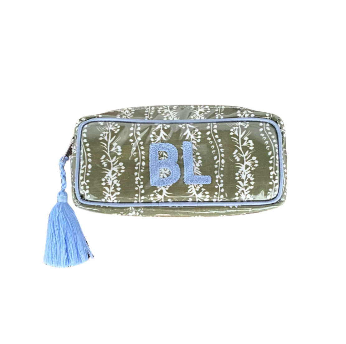 The Mini India Bag - Olive - Monogrammed