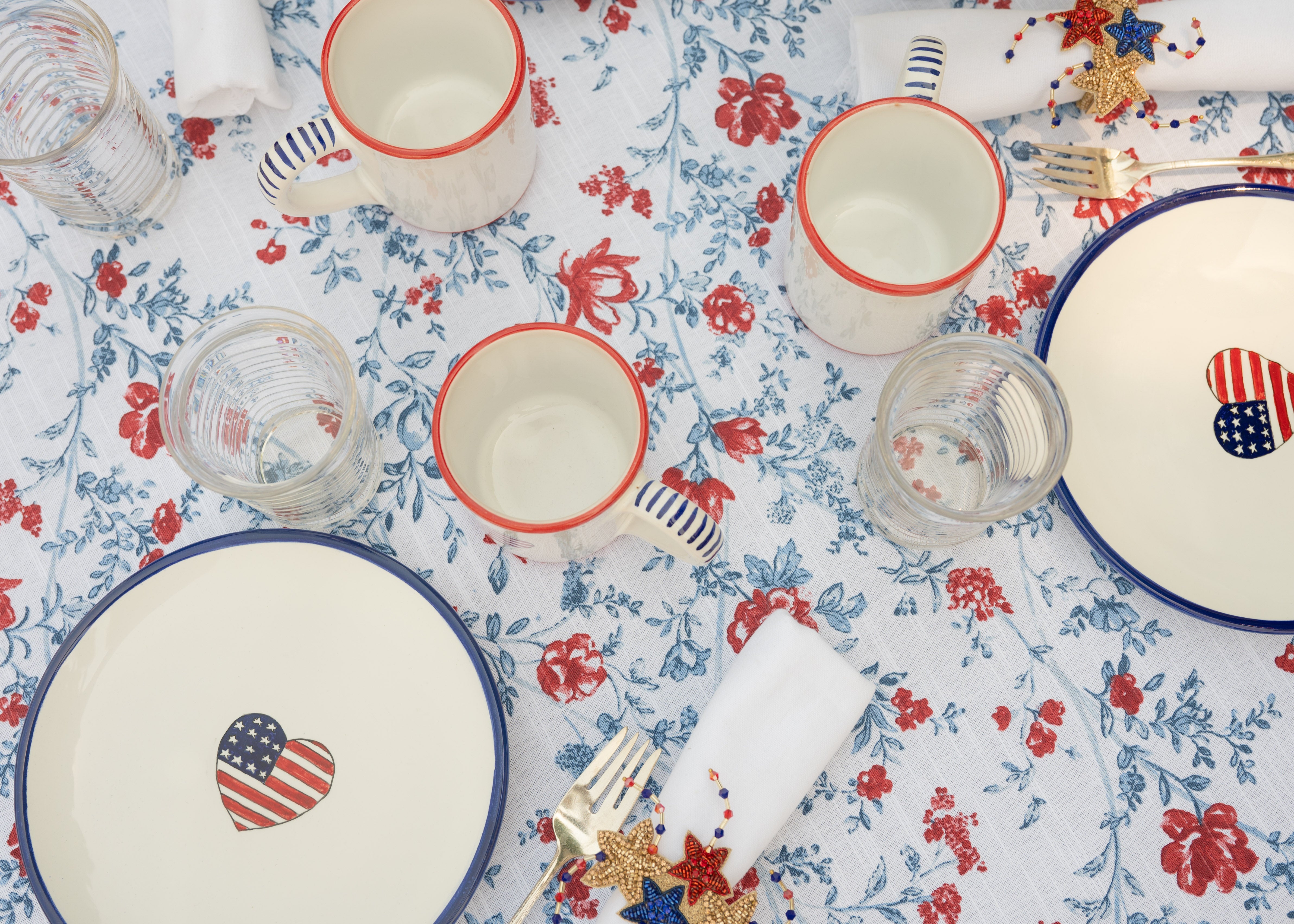 Patriotic Star Napkin Ring