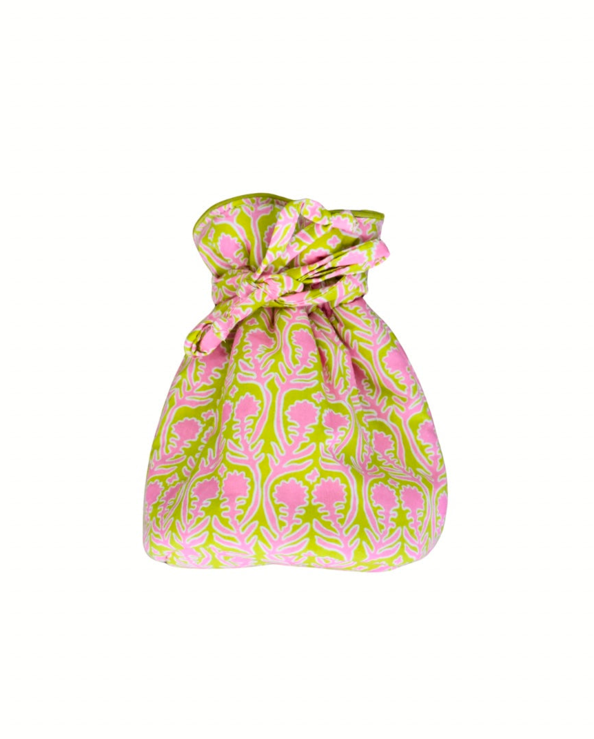 The Summer in Bloom Pouch in Pink x Fête Papier
