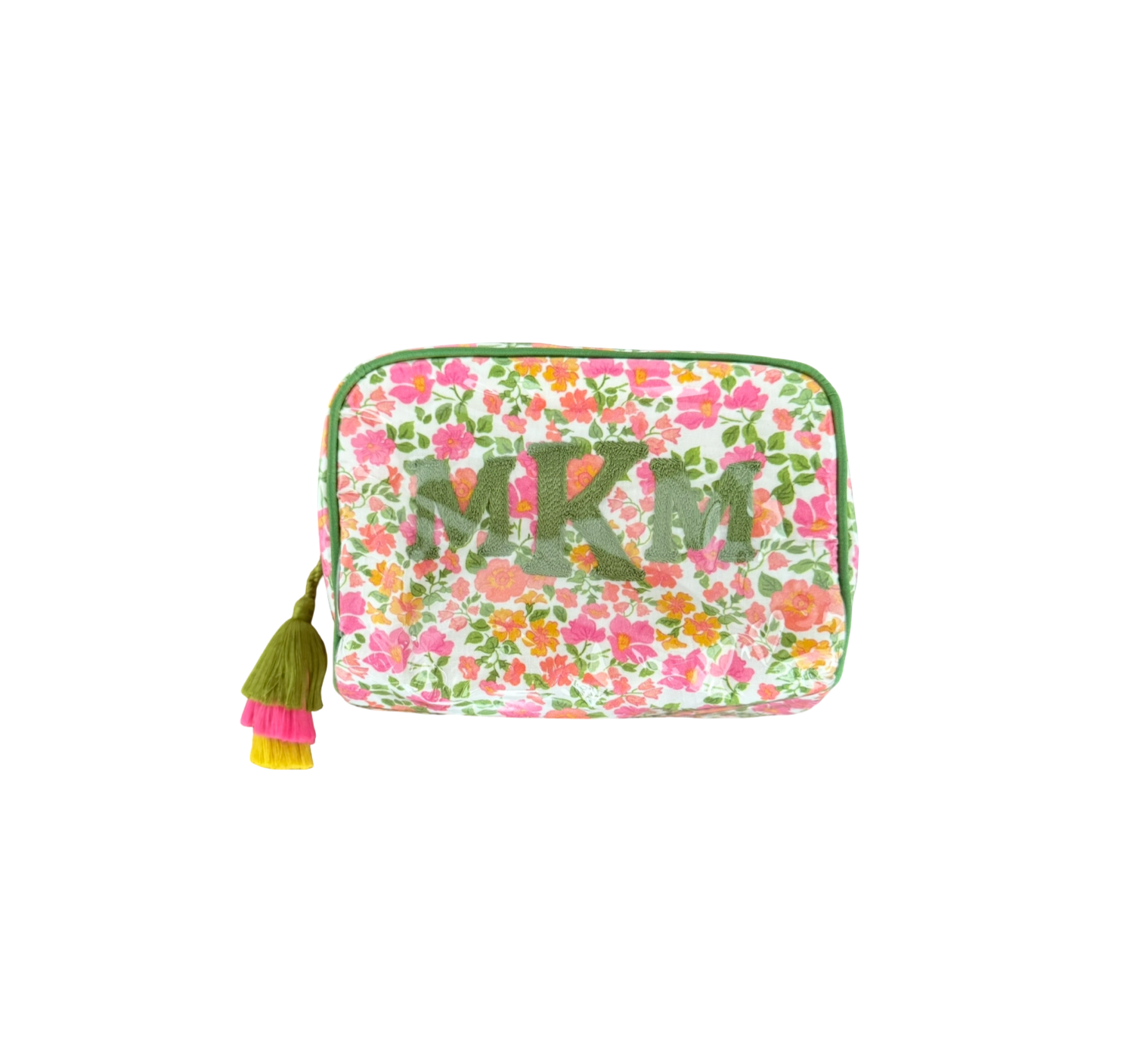 The Midi India Bag - Bright Spring Floral - Monogrammed