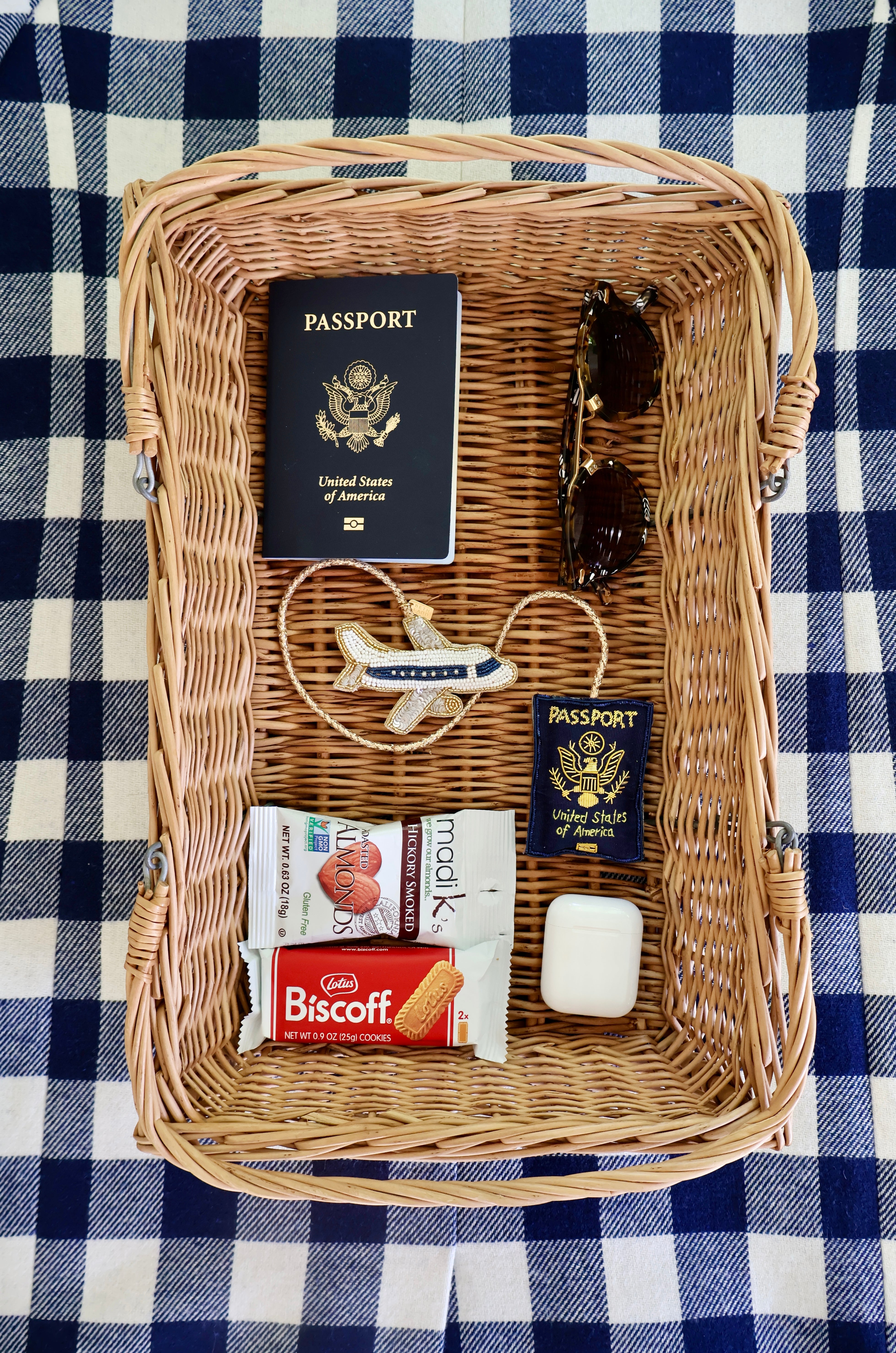 Passport & Plane Bag Charm