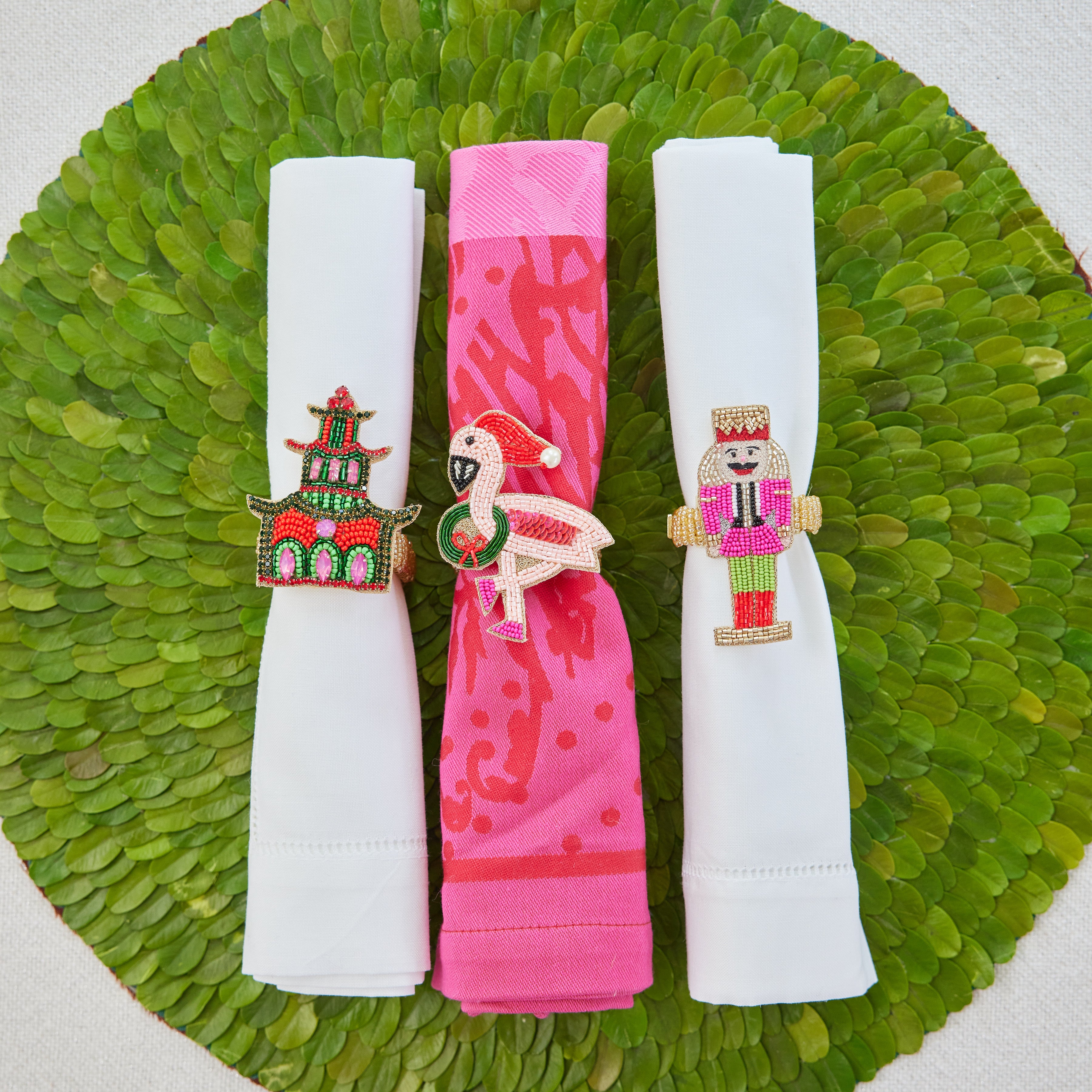 Holiday Pagoda Napkin Ring