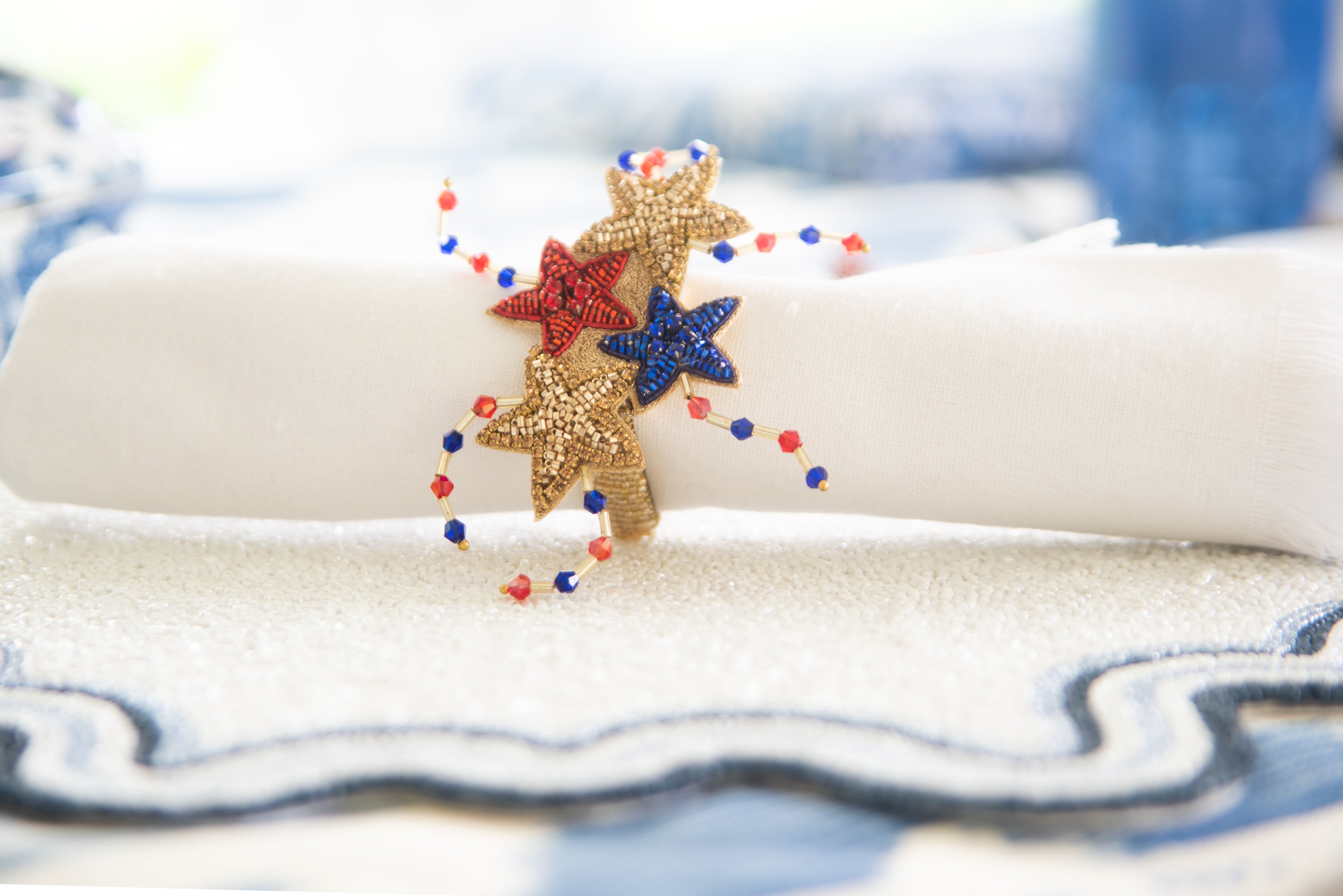 Patriotic Star Napkin Ring