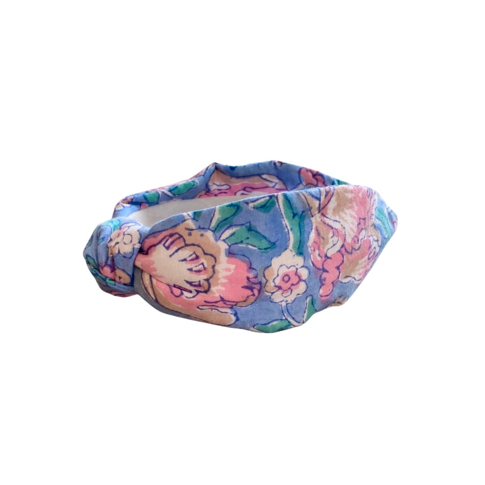 Block Print Headband in London Floral
