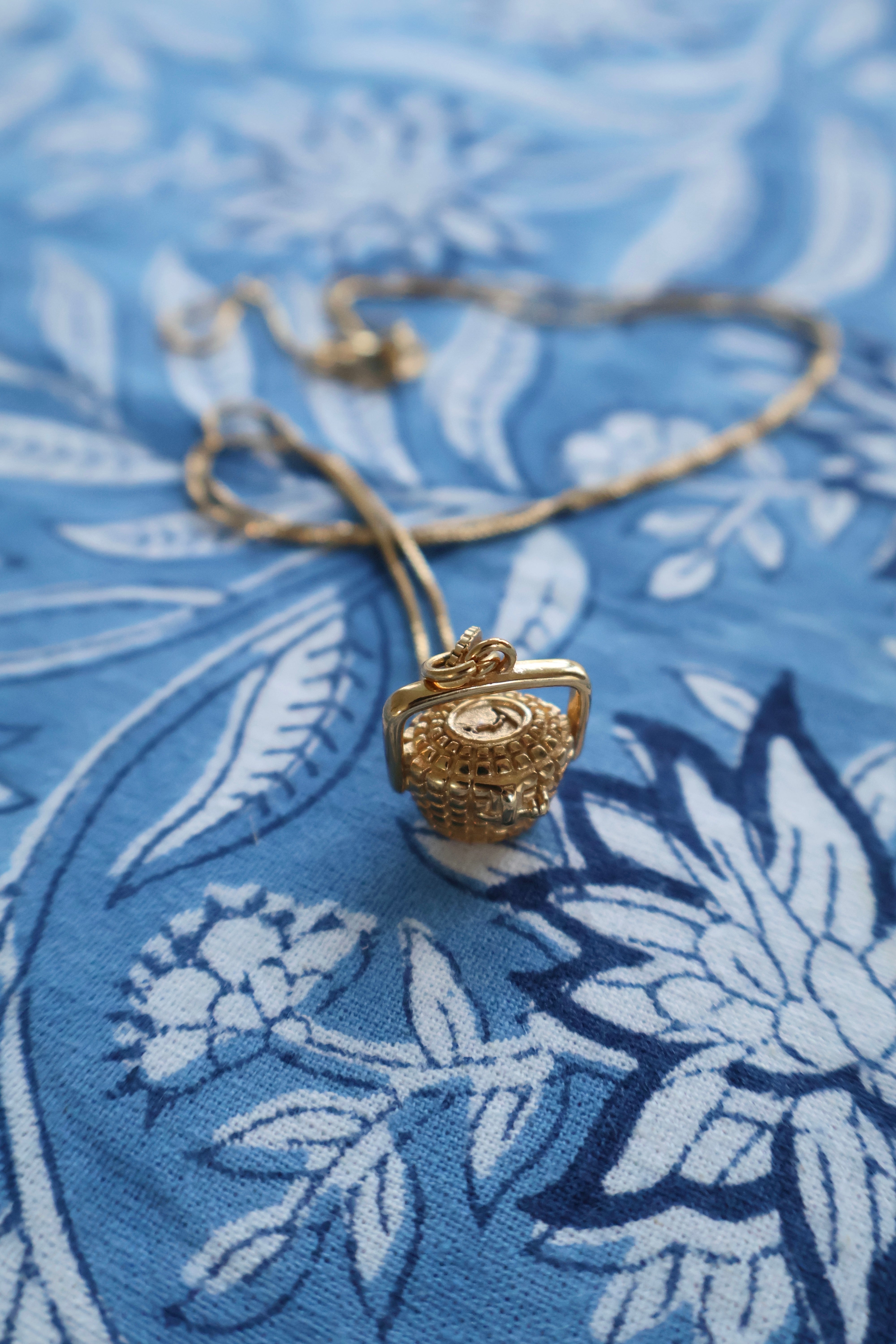 Nantucket Basket Charm + Necklace