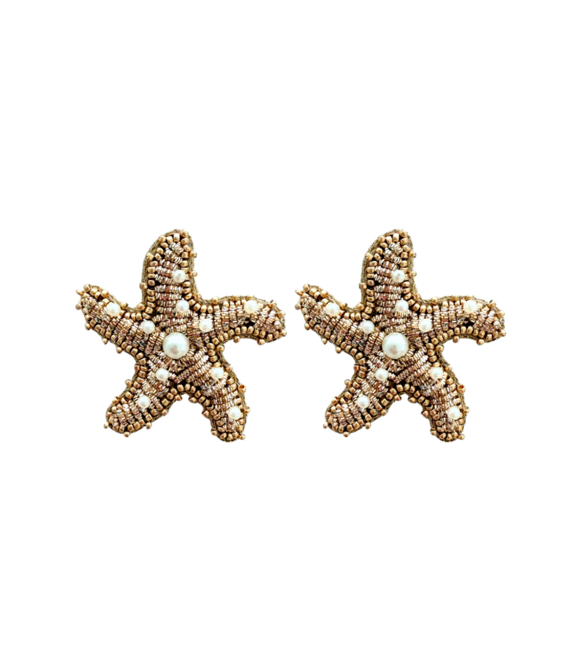 Golden Starfish Studs