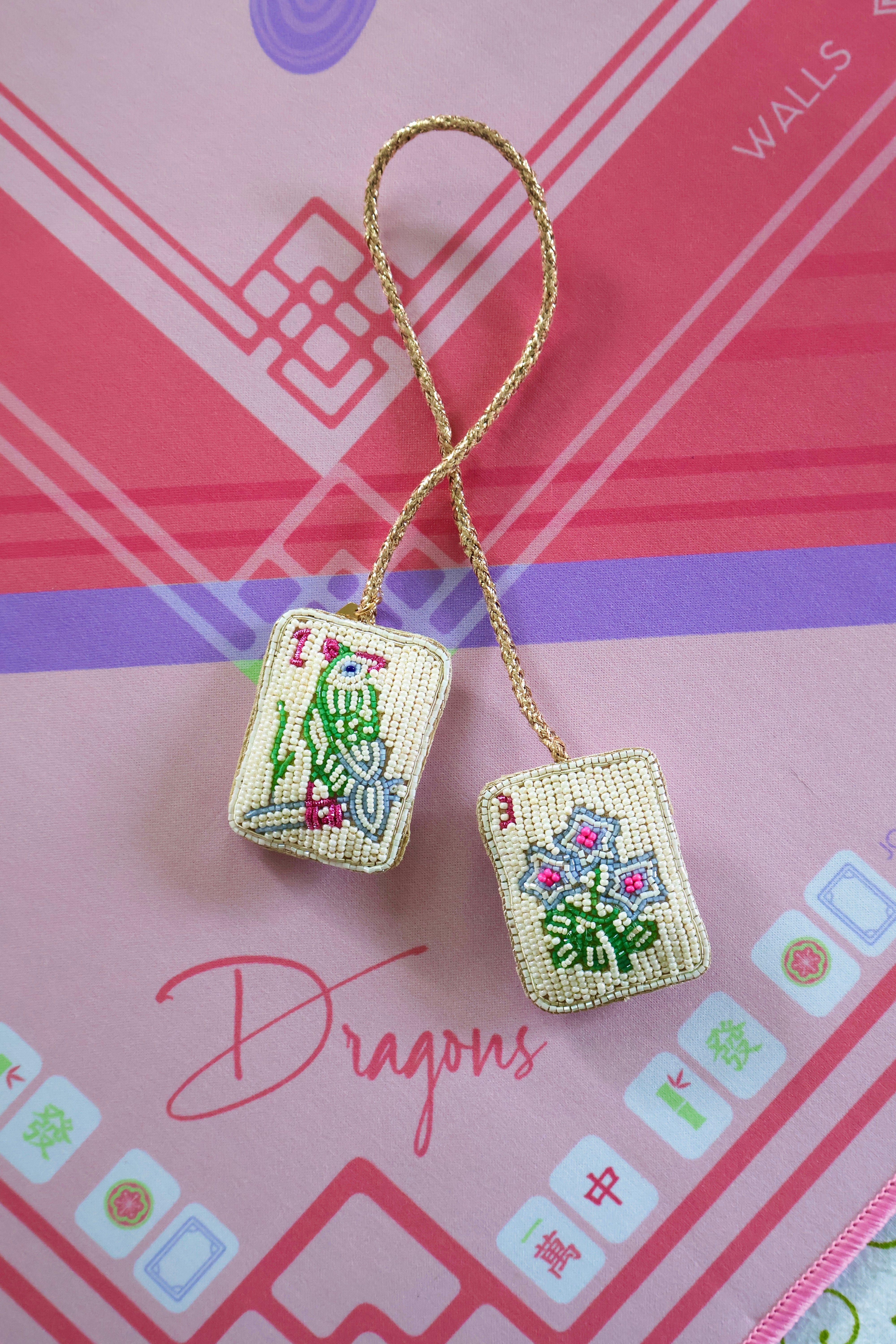 Mahjong Bag Charm