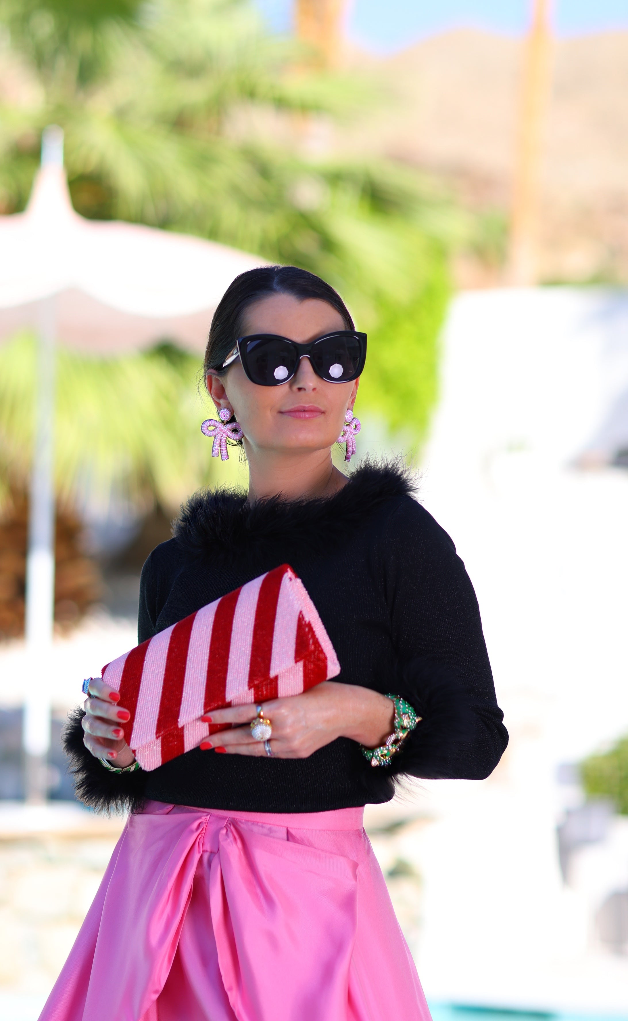 Candy Cane Clutch