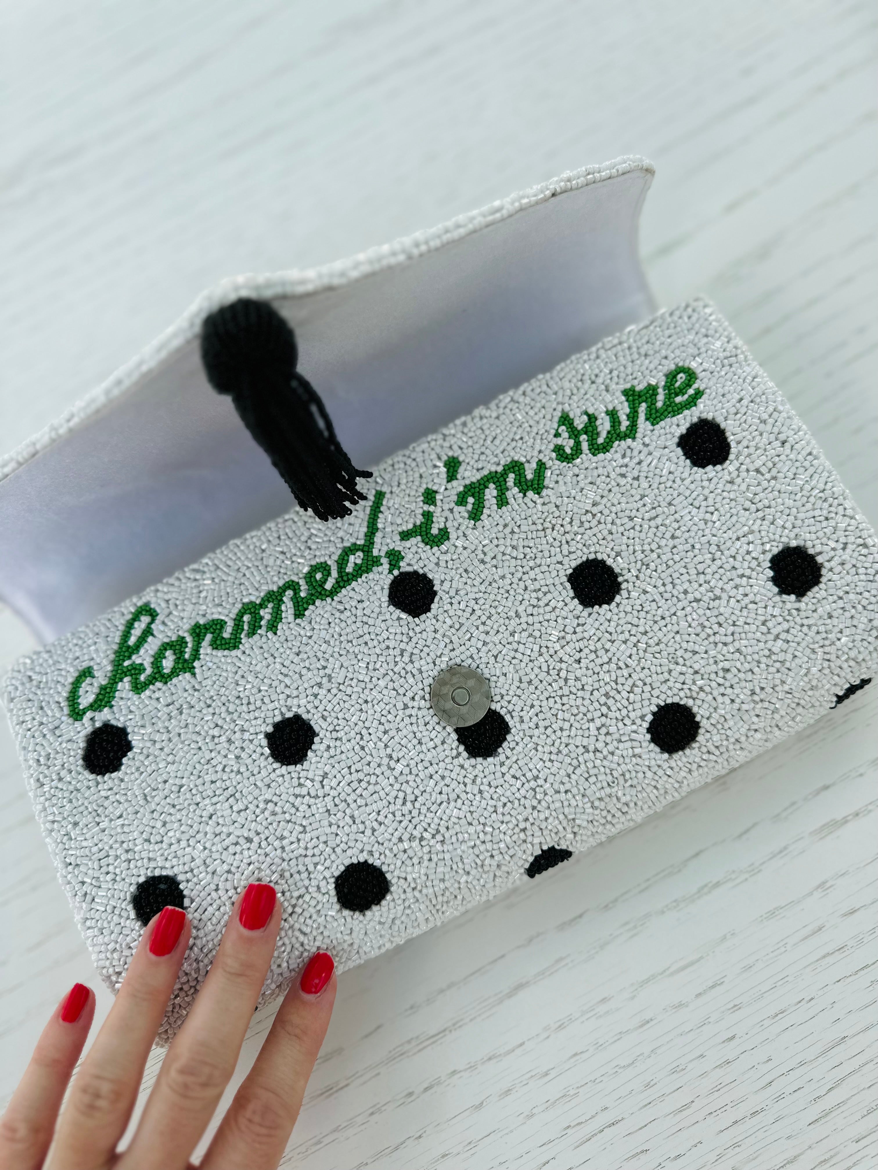 Polka Dot Clutch