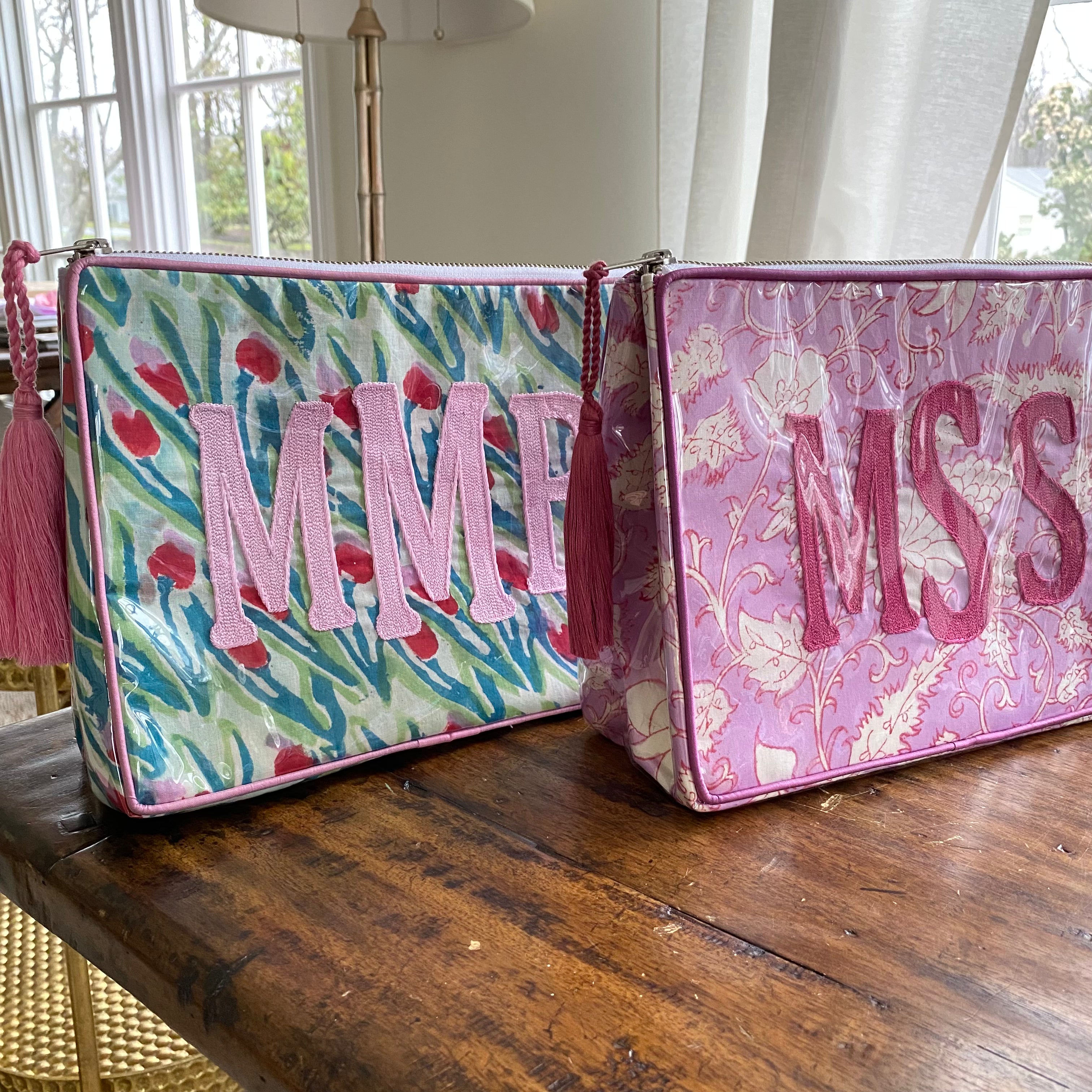 The OG India Bag - Lilac / Eggplant - Monogrammed