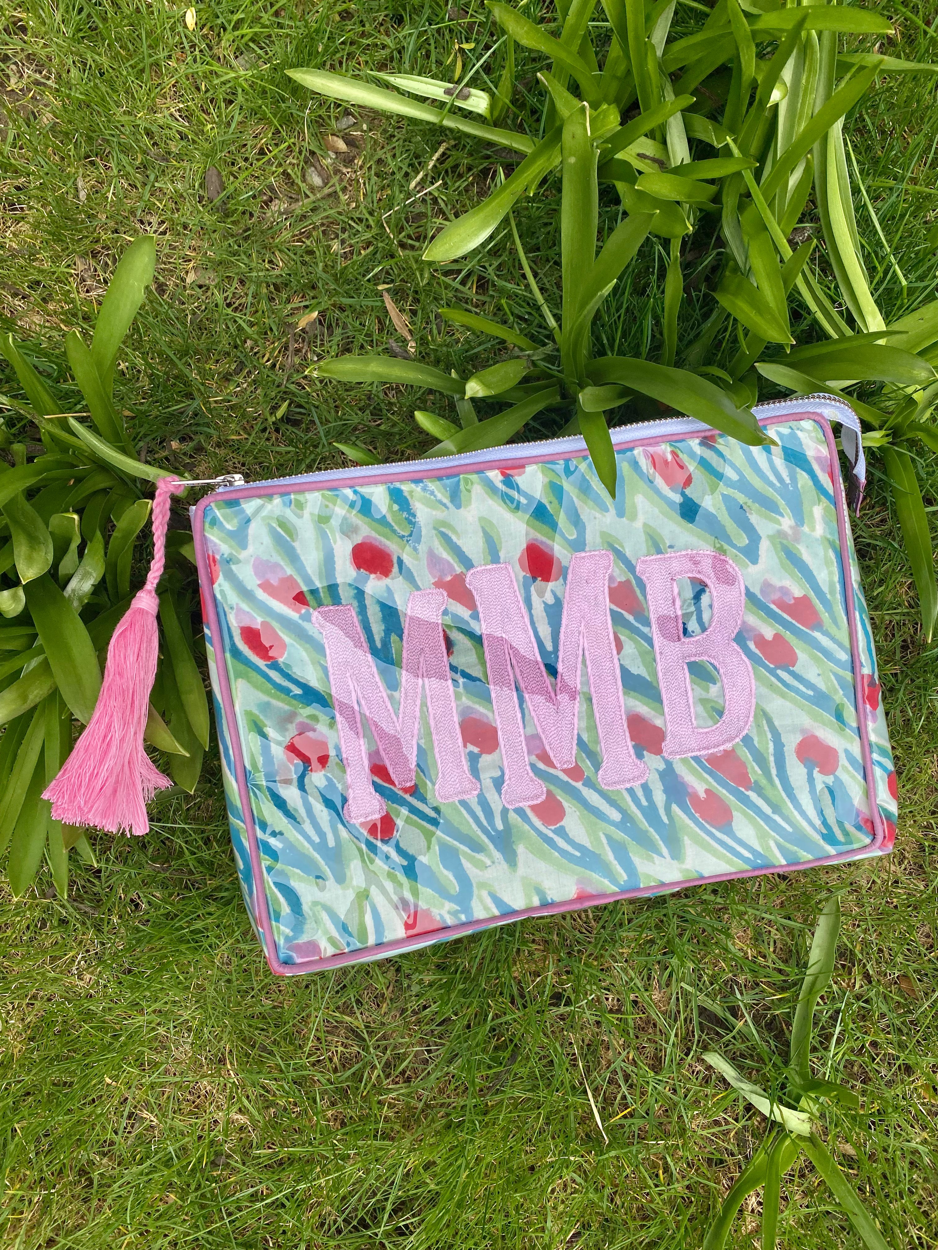 The OG India Bag - Tulips - Monogrammed