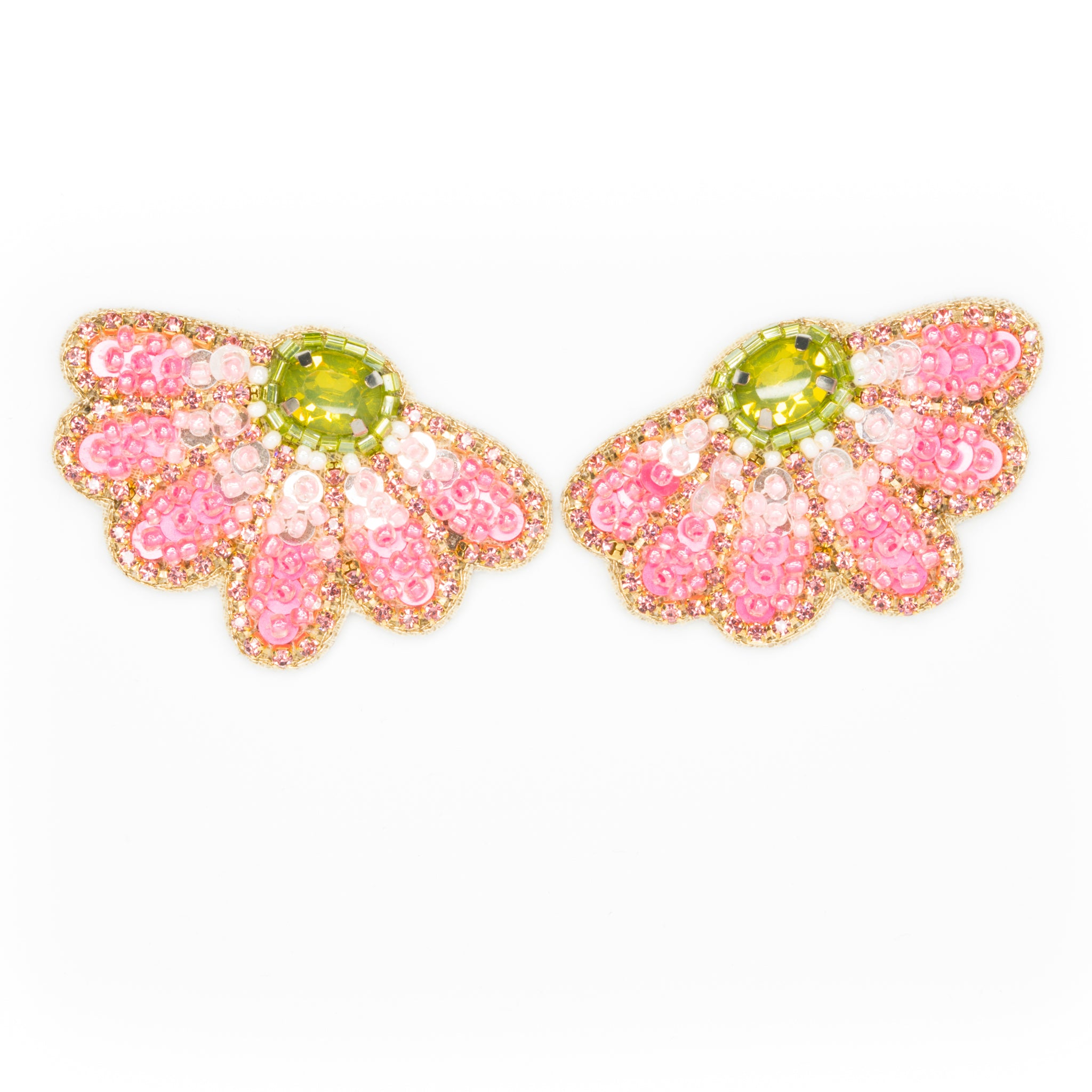 Pink Daisy Earrings