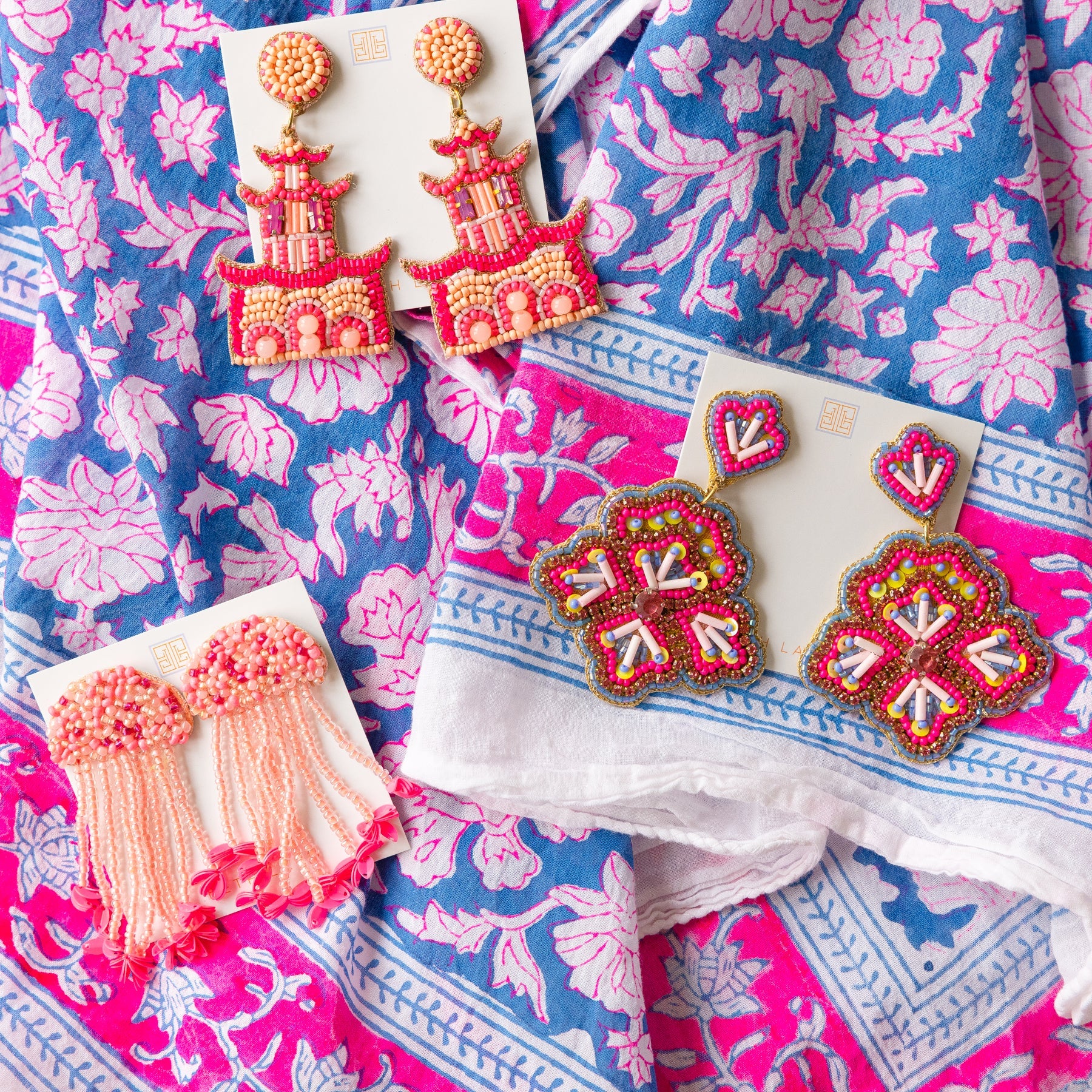 Taj Flower Earrings