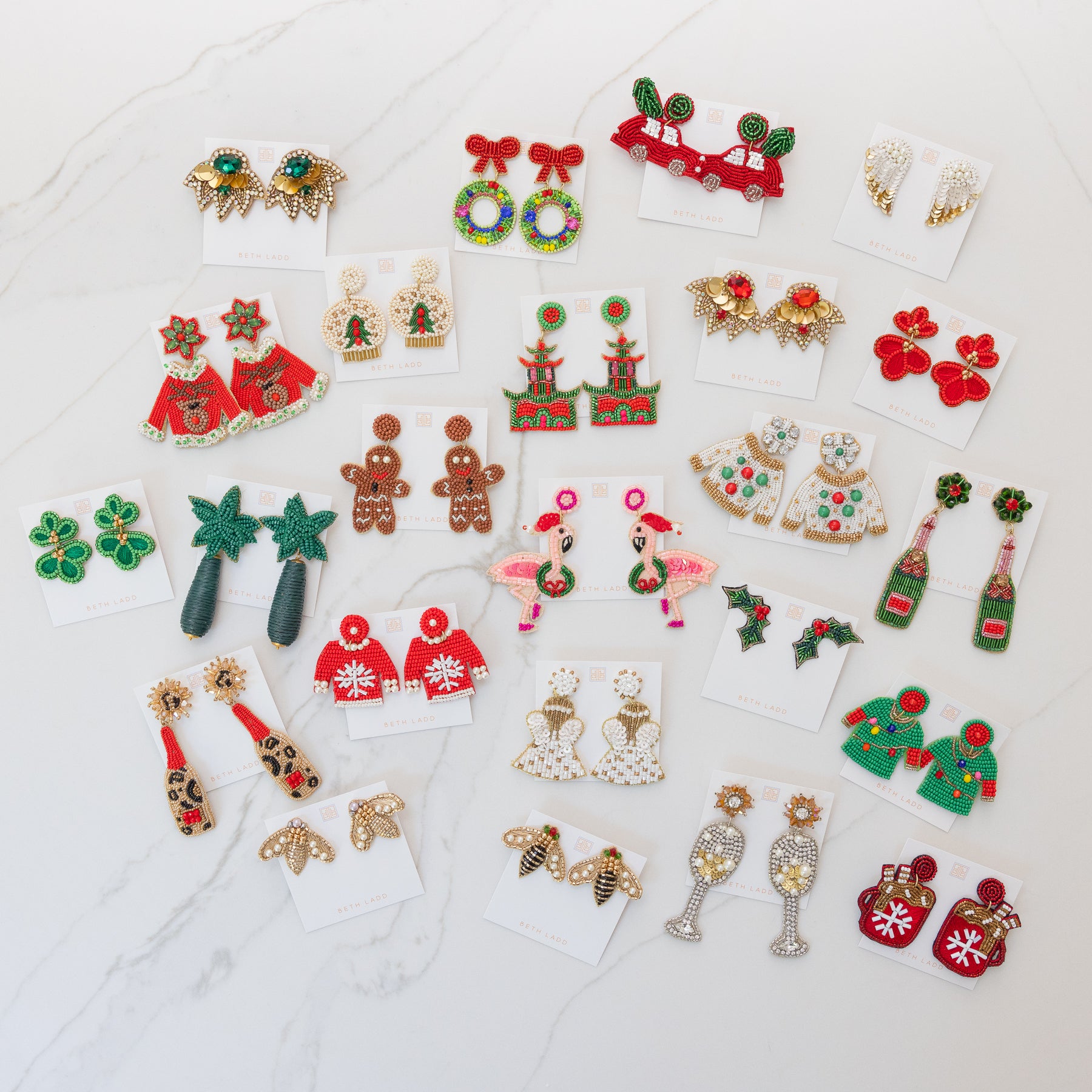 Hollis Earrings in Green
