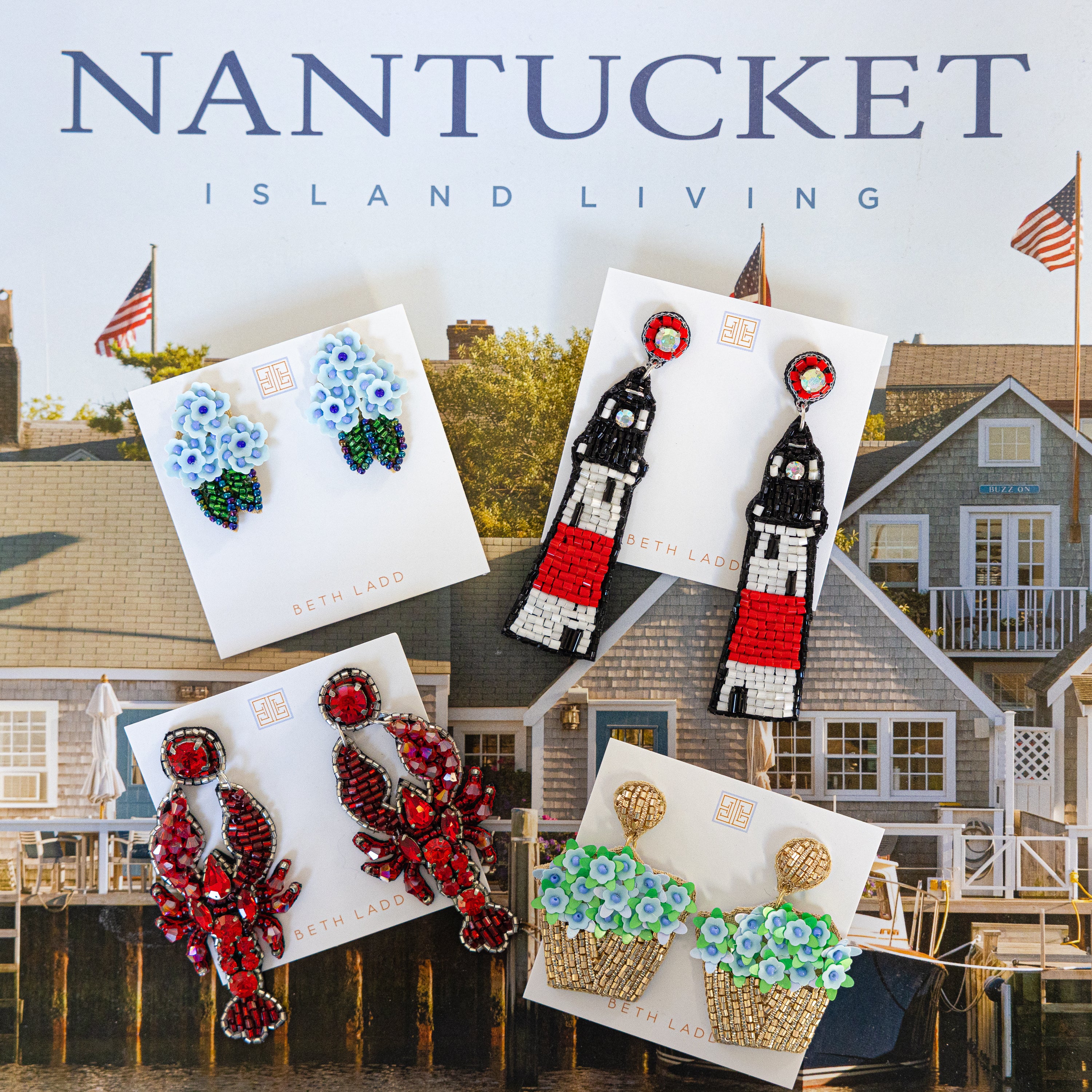 Handmade Lobster Earrings