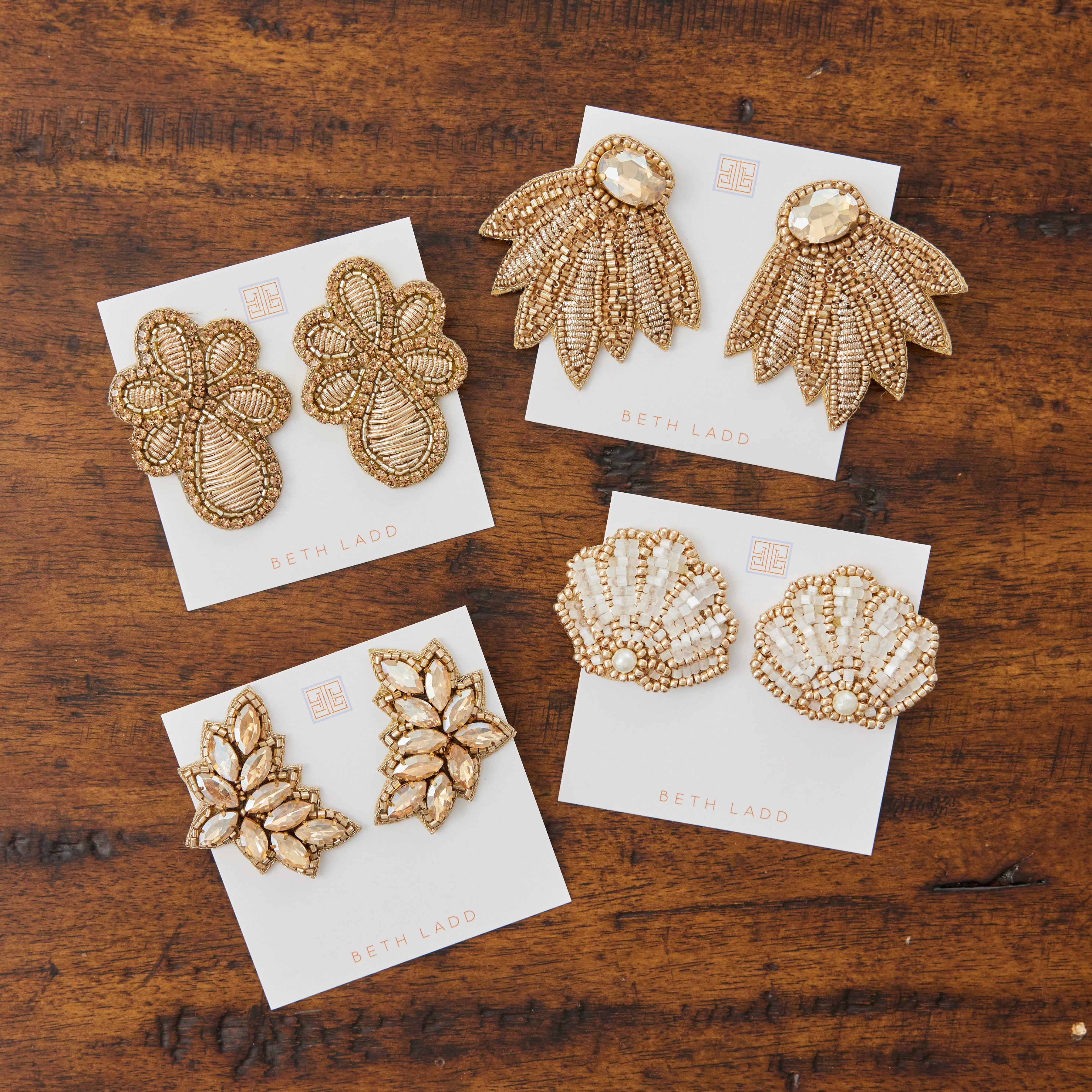 Cameron Earrings in Gold