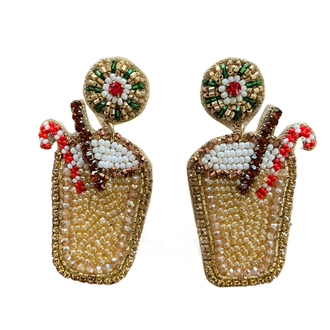 Eggnog Earrings