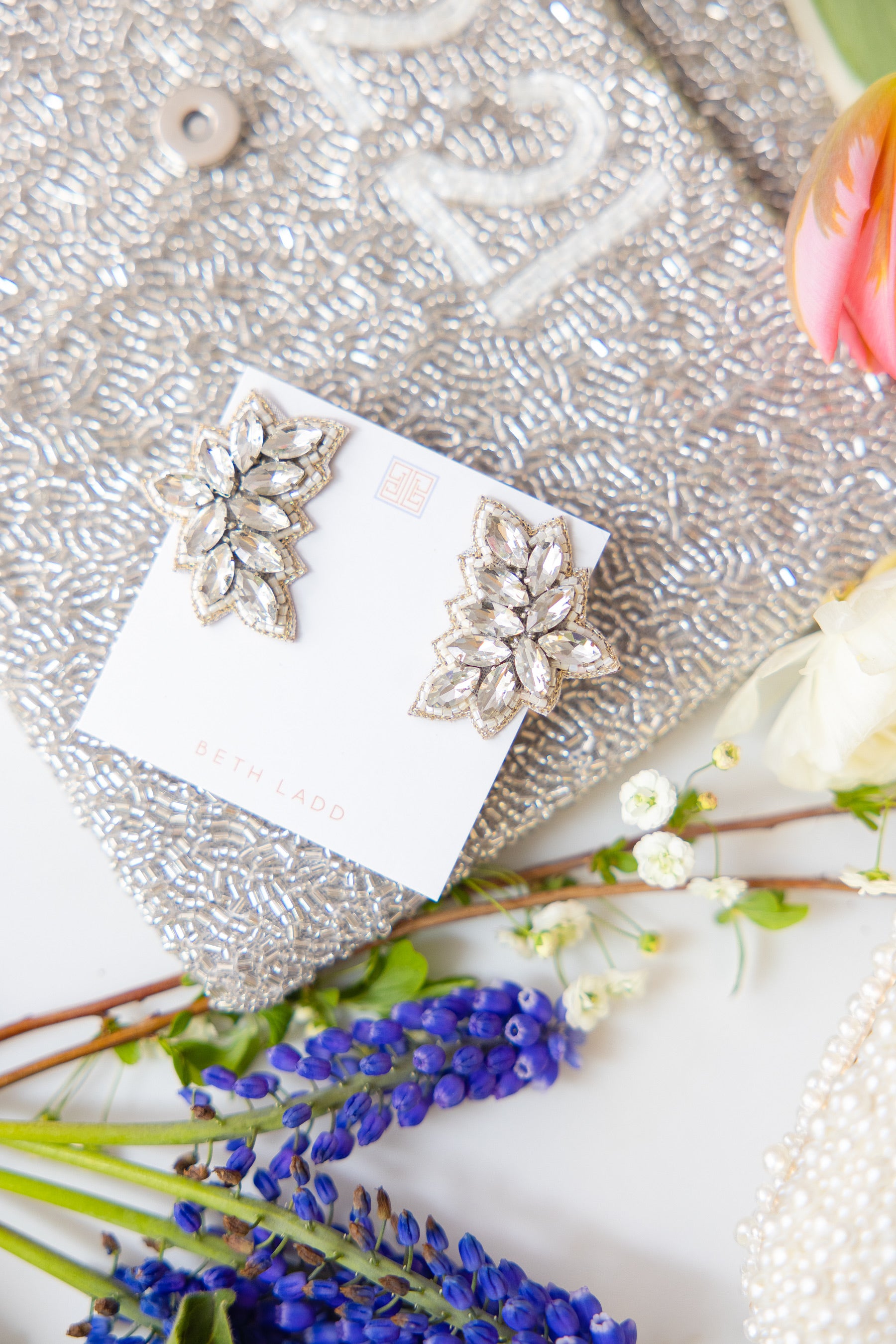 Crosby Studs in Silver