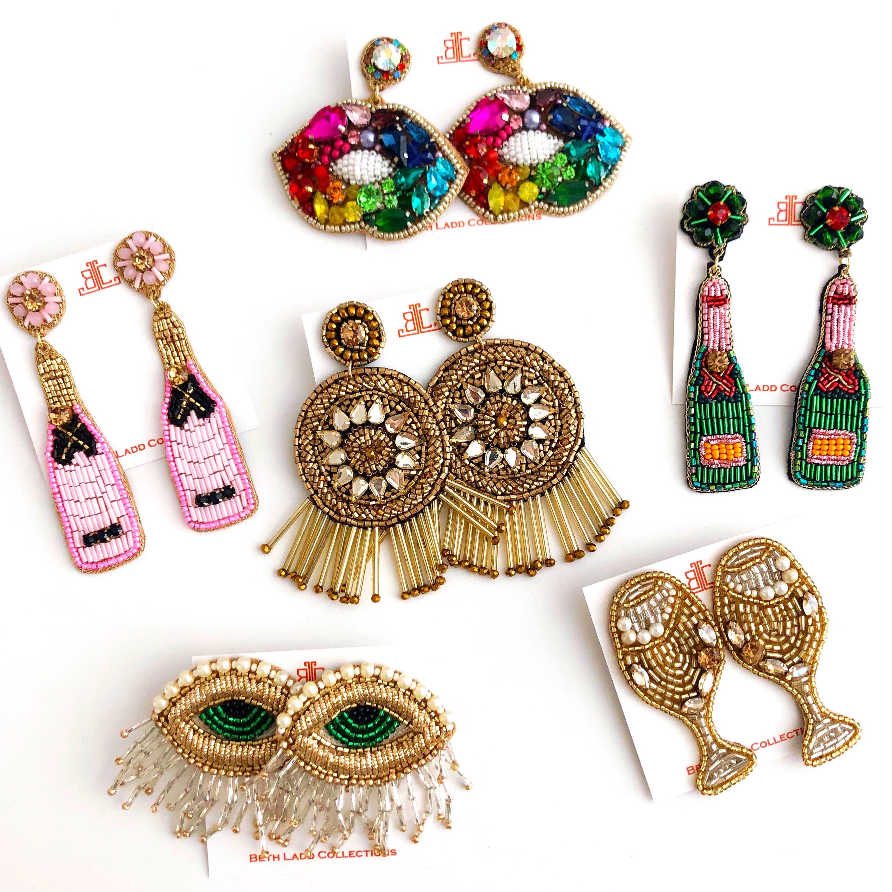 Evil Eye Pearl Earrings