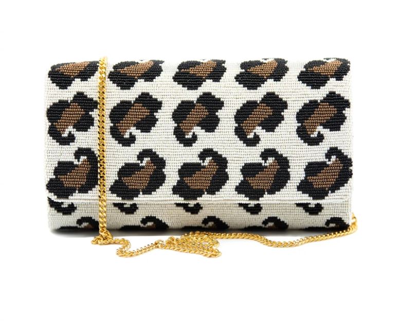 Custom Beaded Clutch - LARGER SIZE