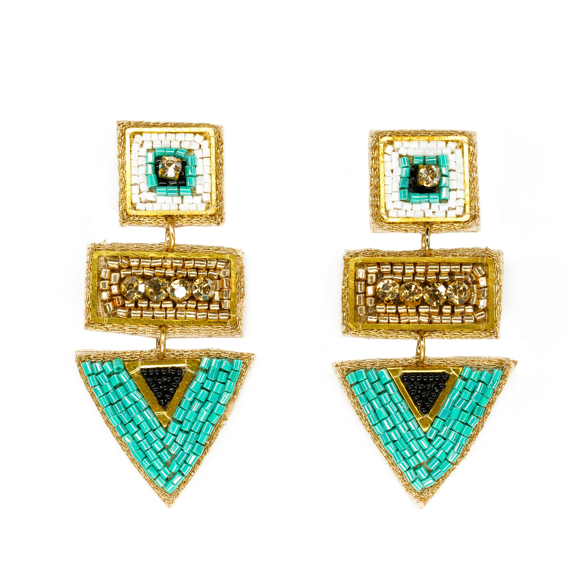 Bay Street Earrings in Turquoise