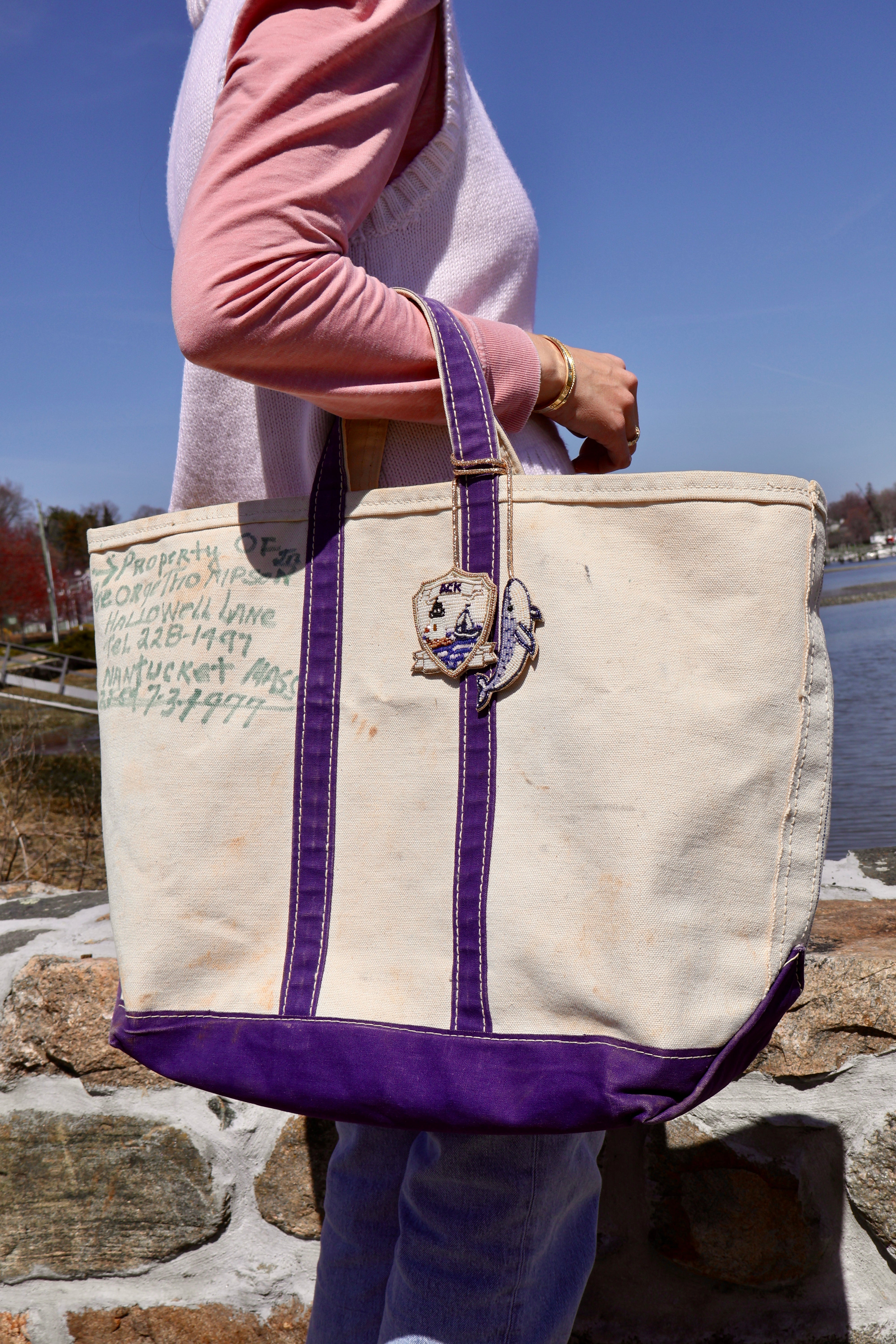 The ACK Crest Bag Charm