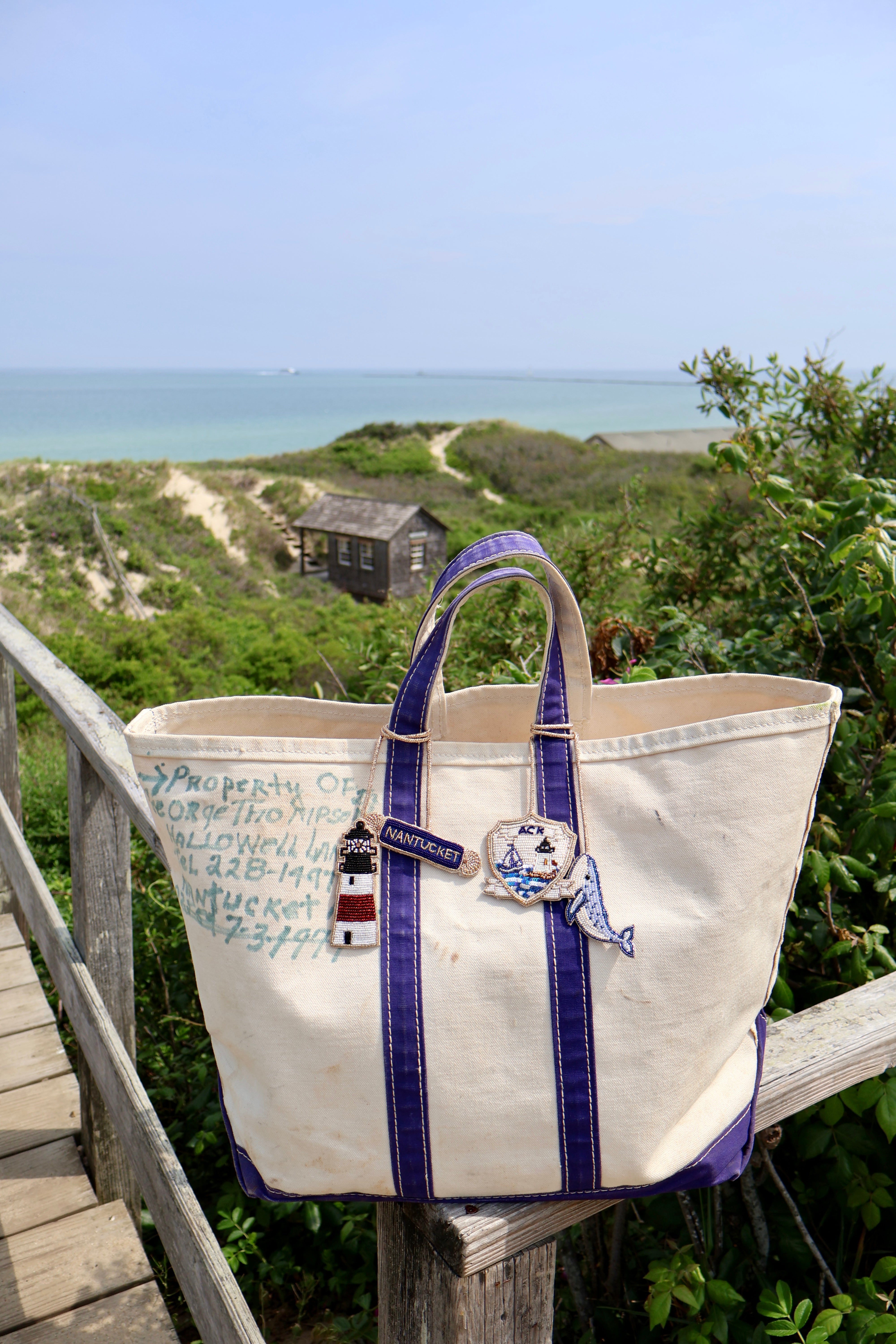 The ACK Crest Bag Charm