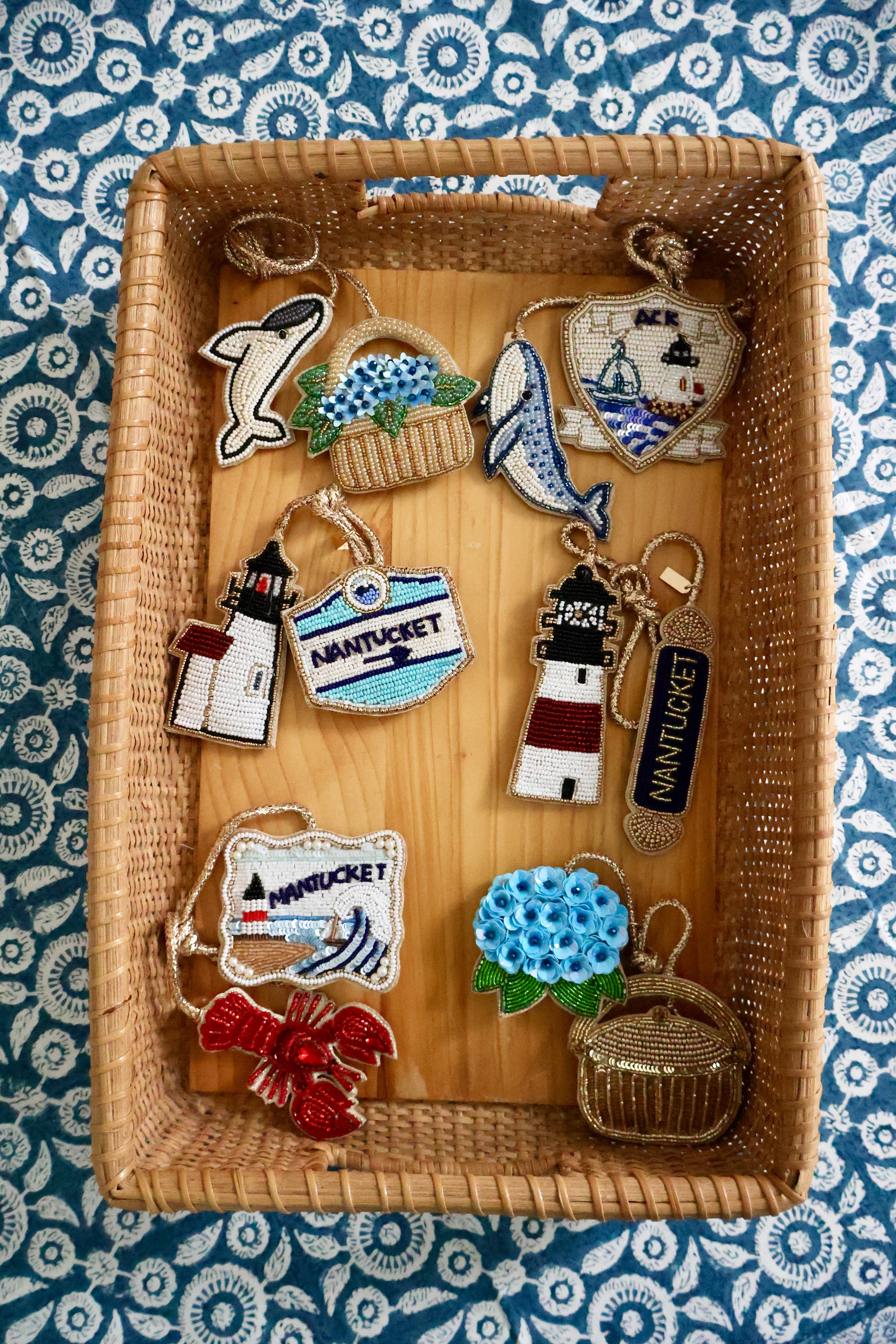 The Nantucket Quarterboard Bag Charm