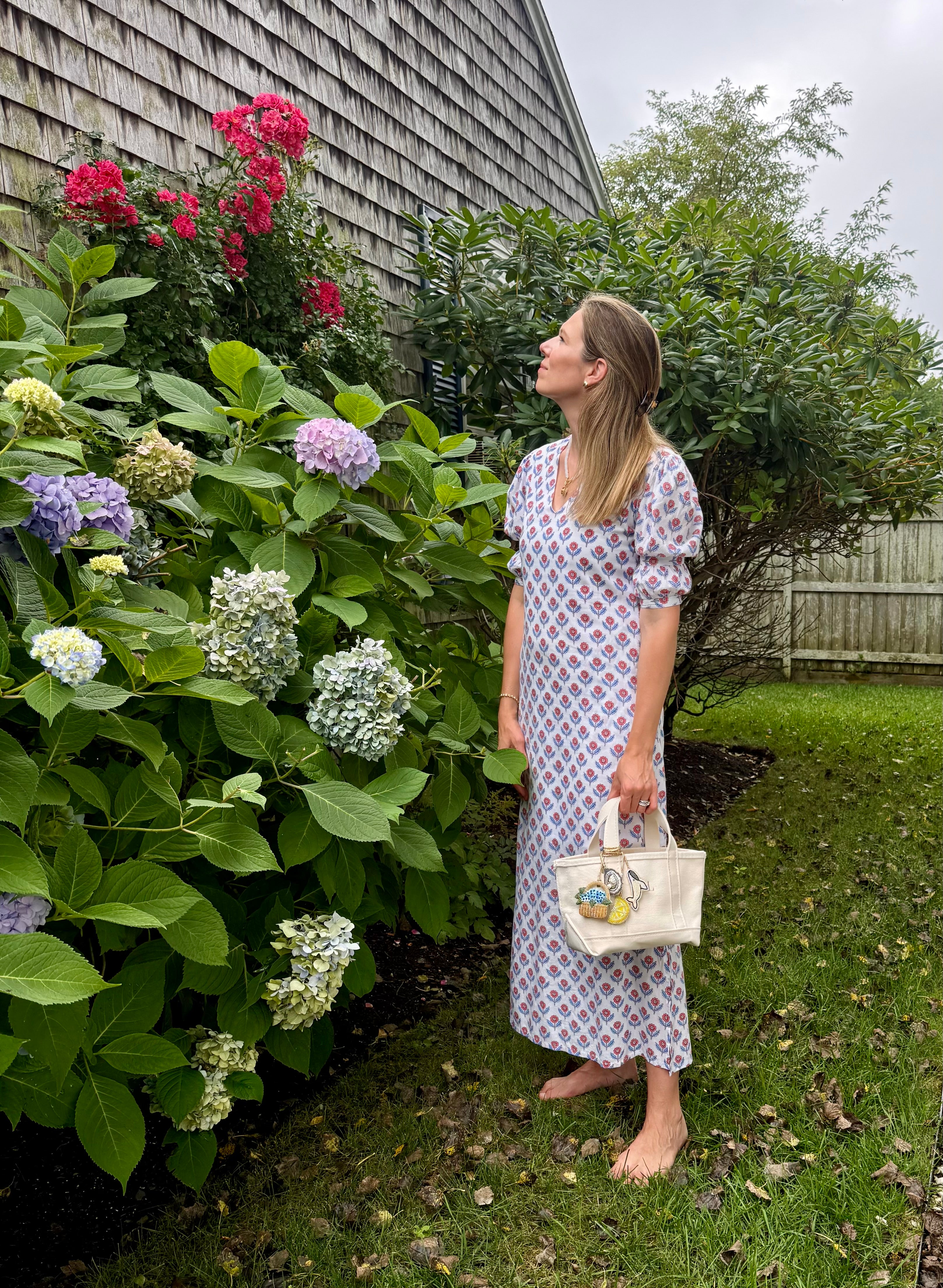 The Hydrangea Basket Bag Charm