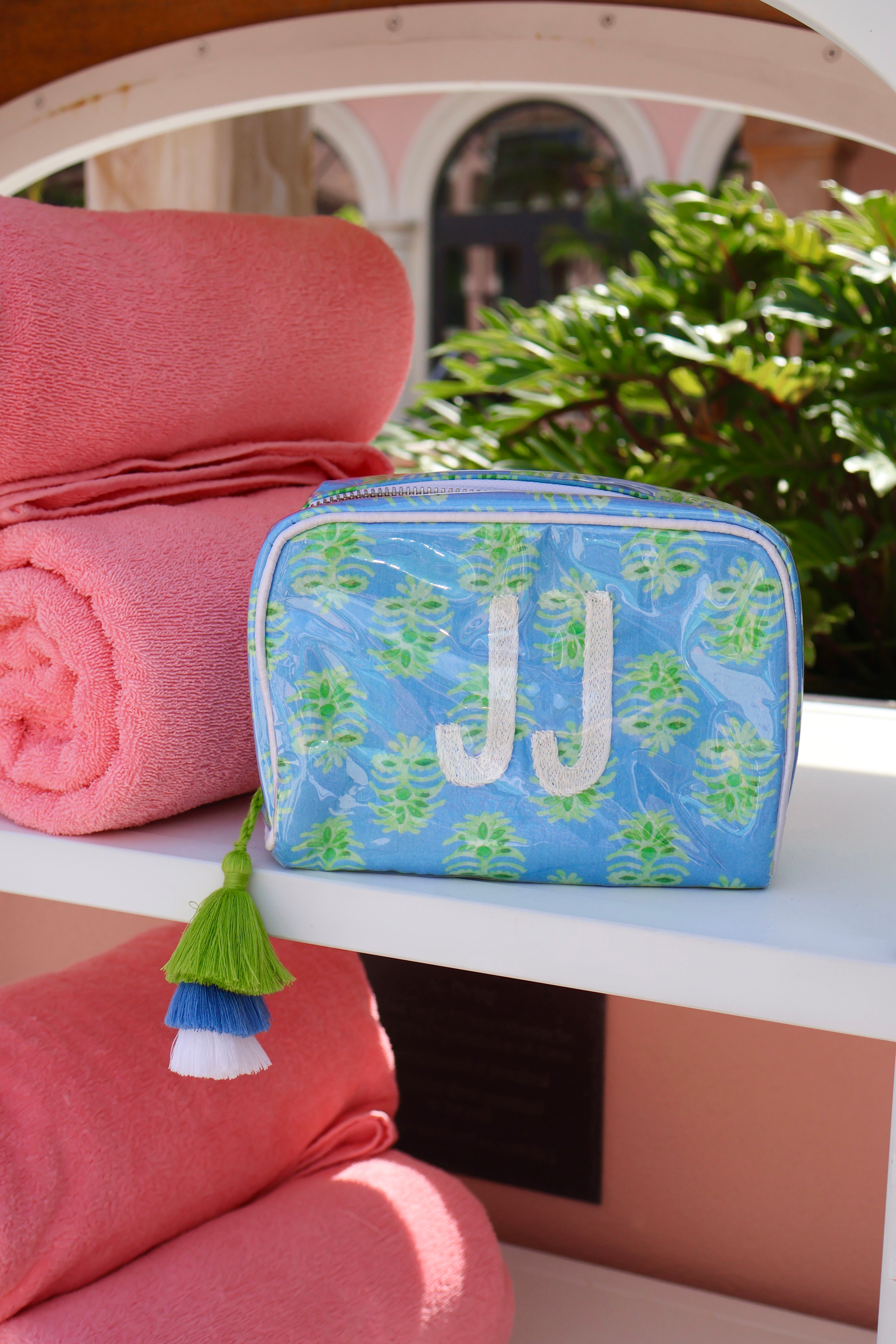 Little Blue Designs Palm Island Custom India Bags