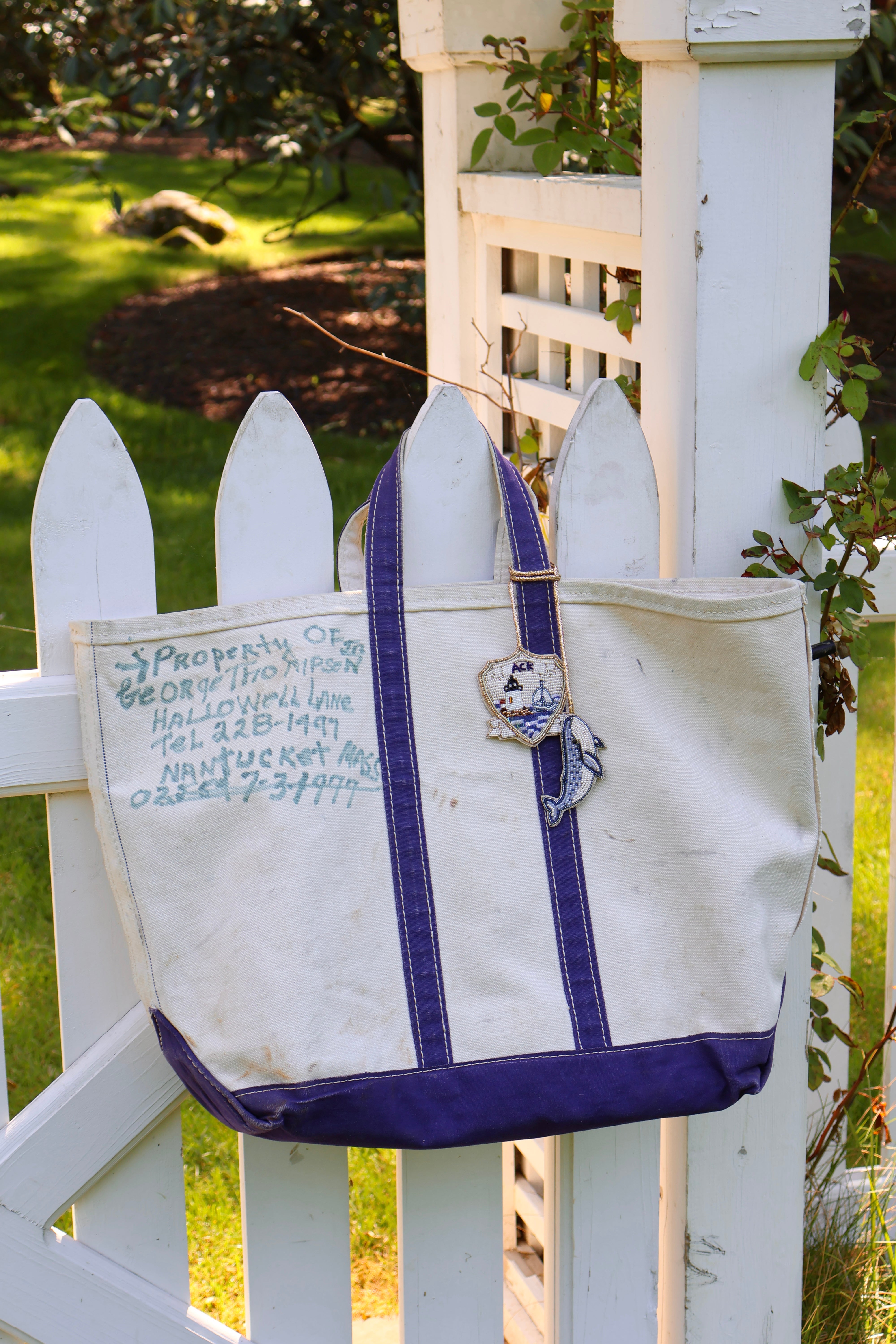 The ACK Crest Bag Charm