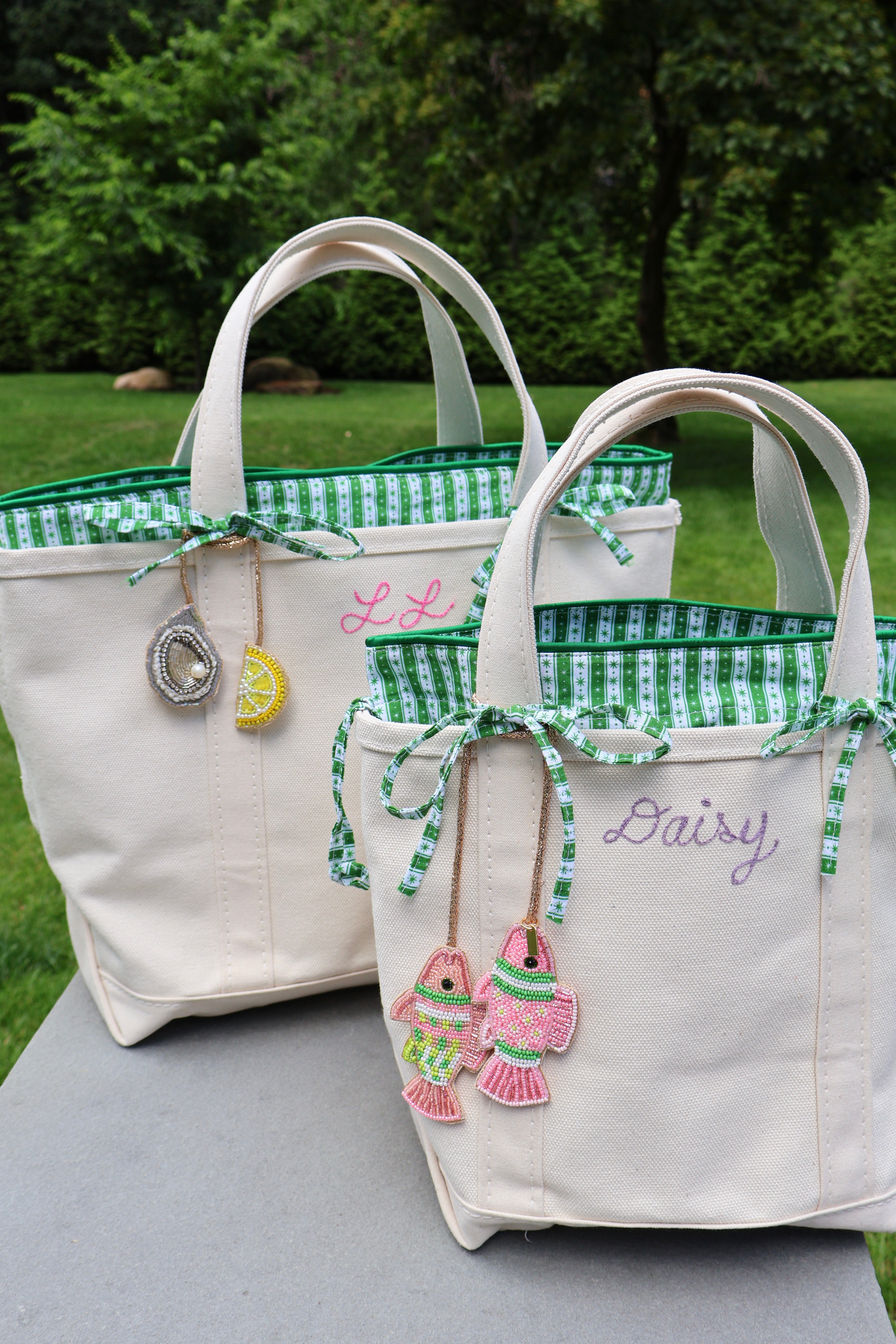 Small Tote Insert in Green
