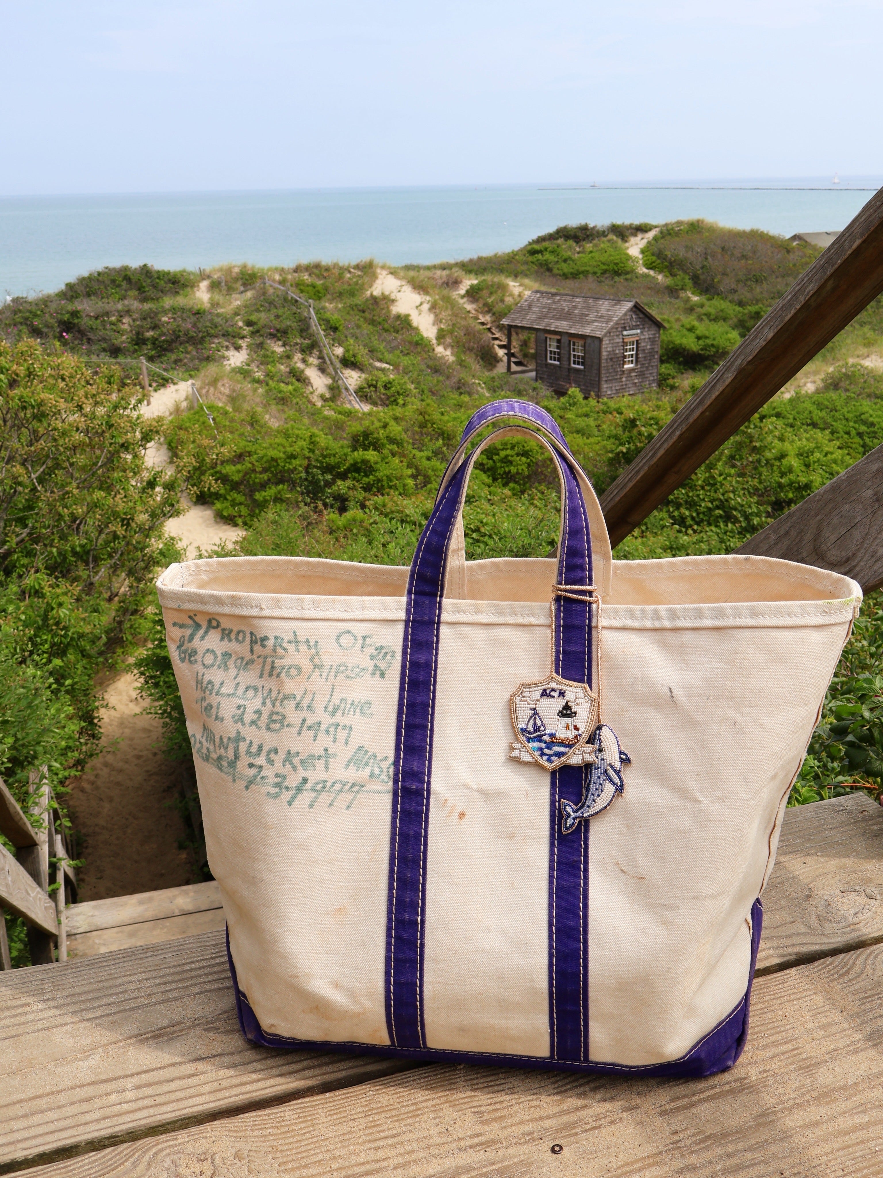 The ACK Crest Bag Charm