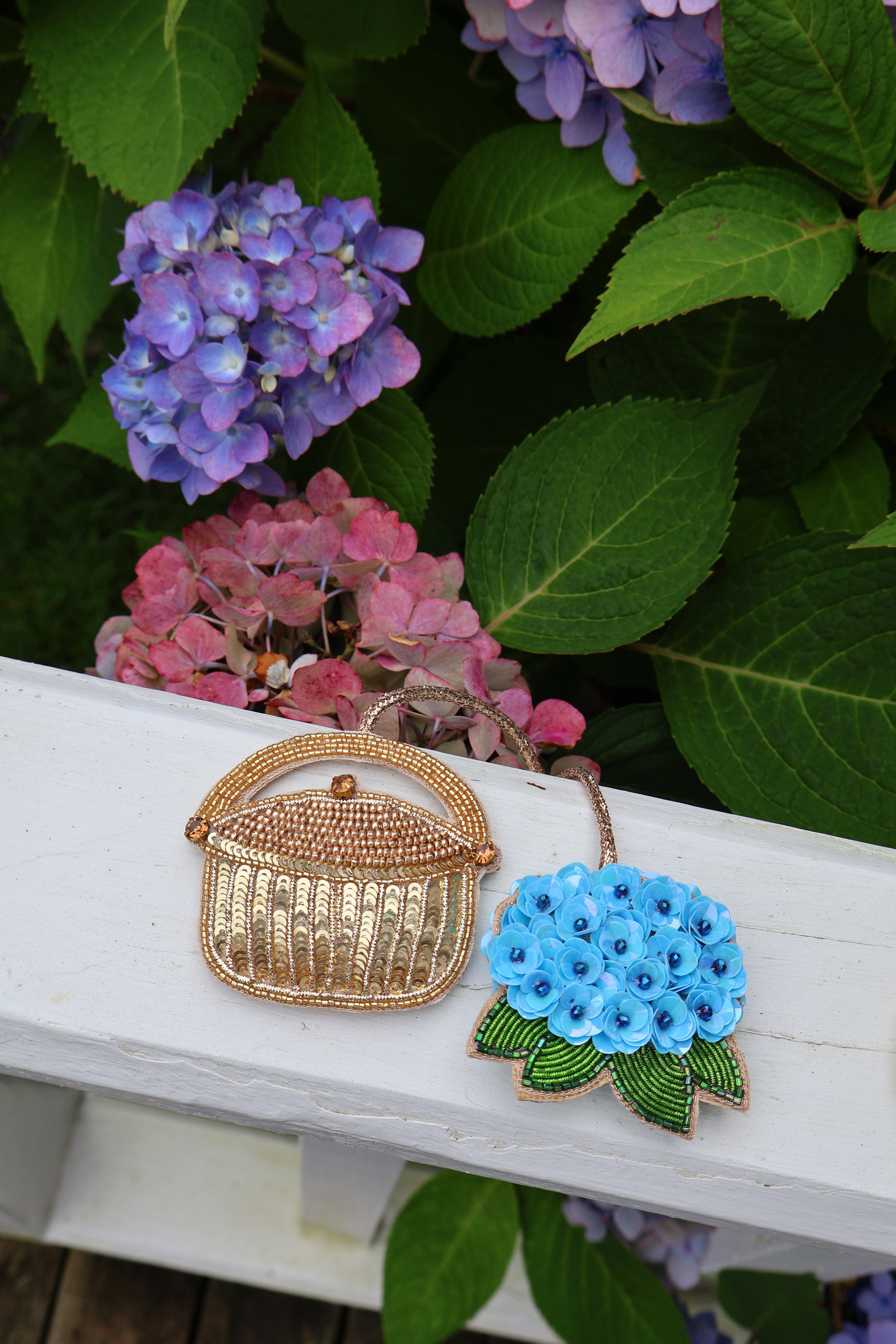 The Hydrangea Bag Charm