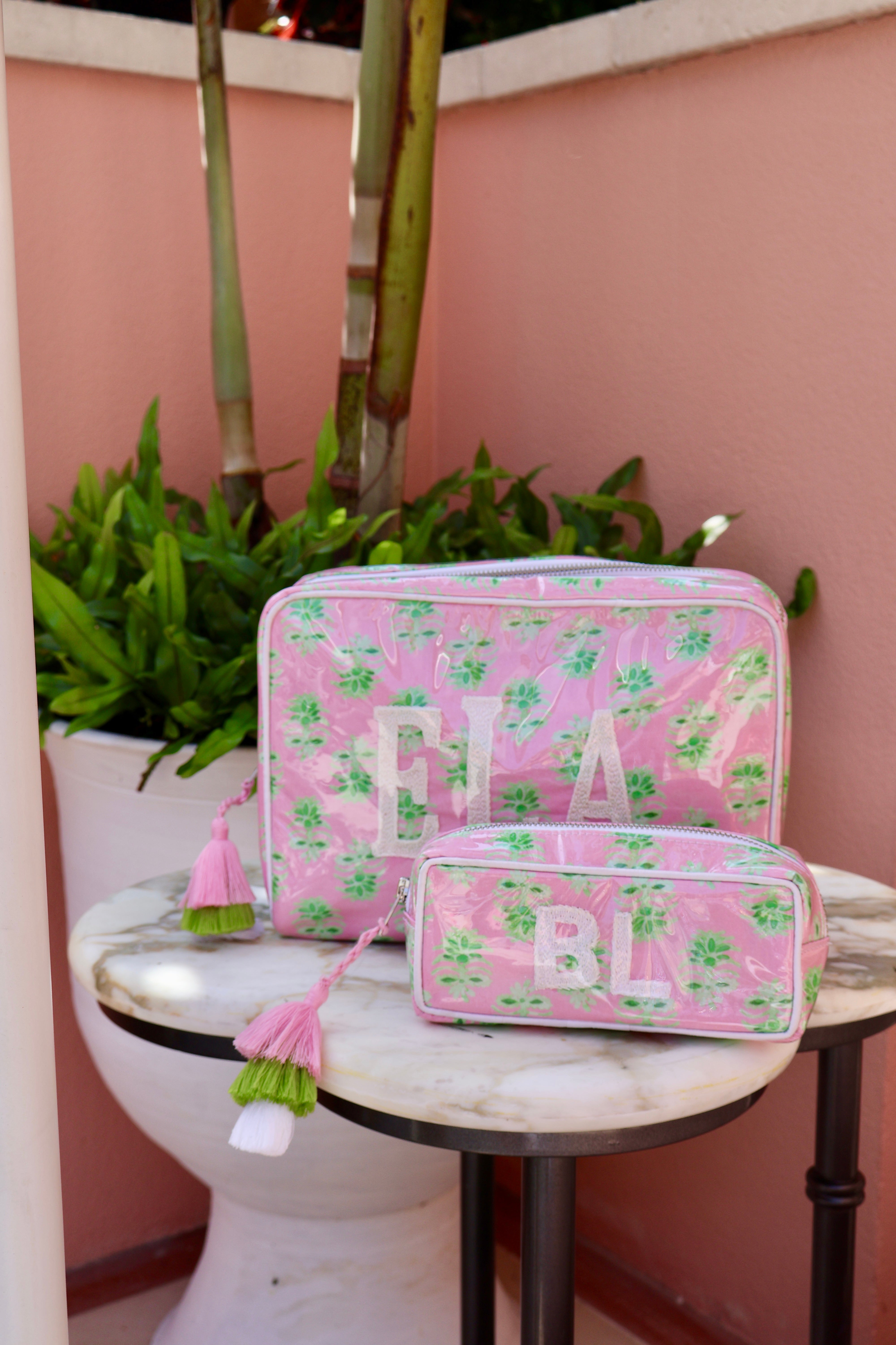 Little Blue Designs Palm Island Custom India Bags