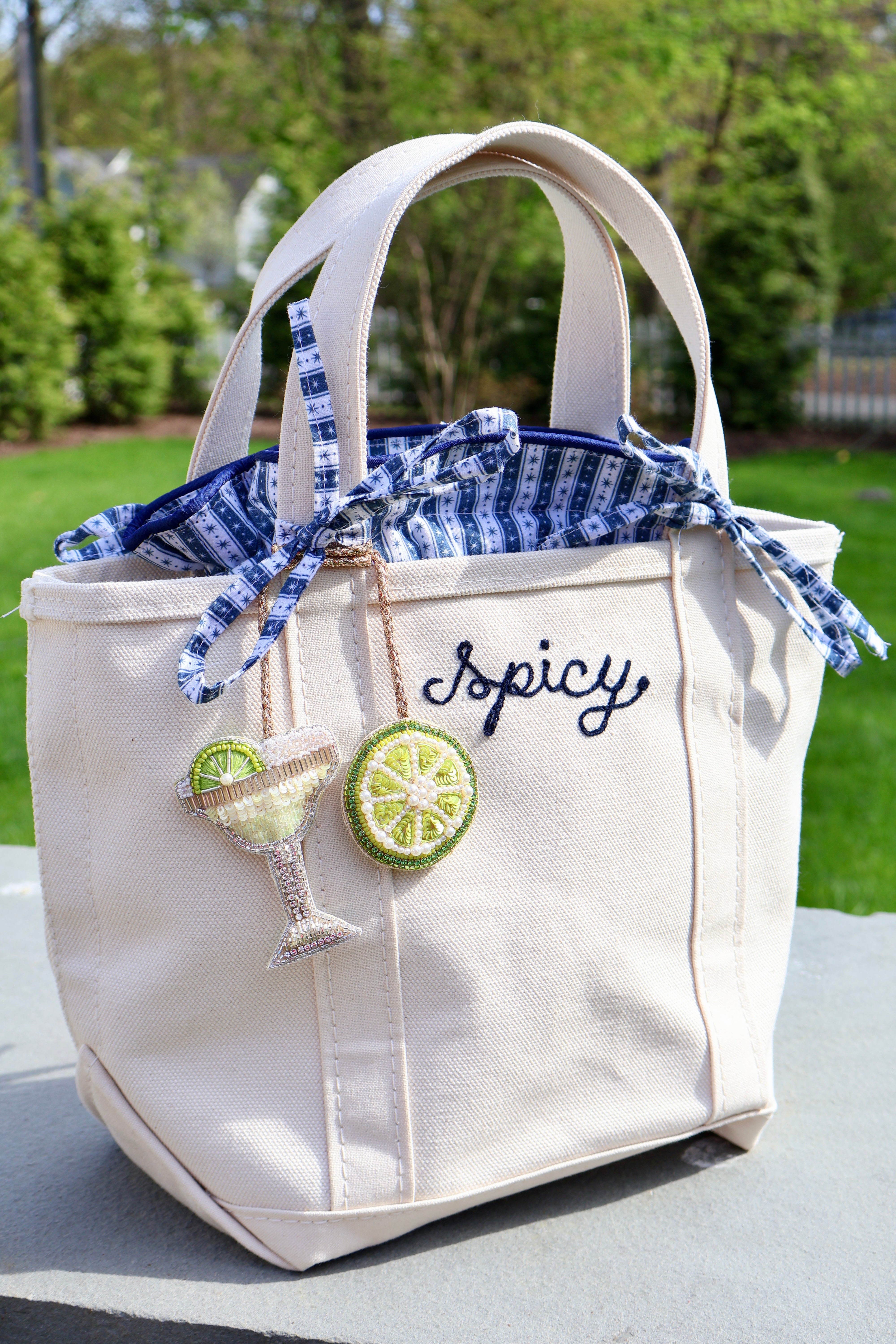 PRE-ORDER: Small Tote Insert in Navy