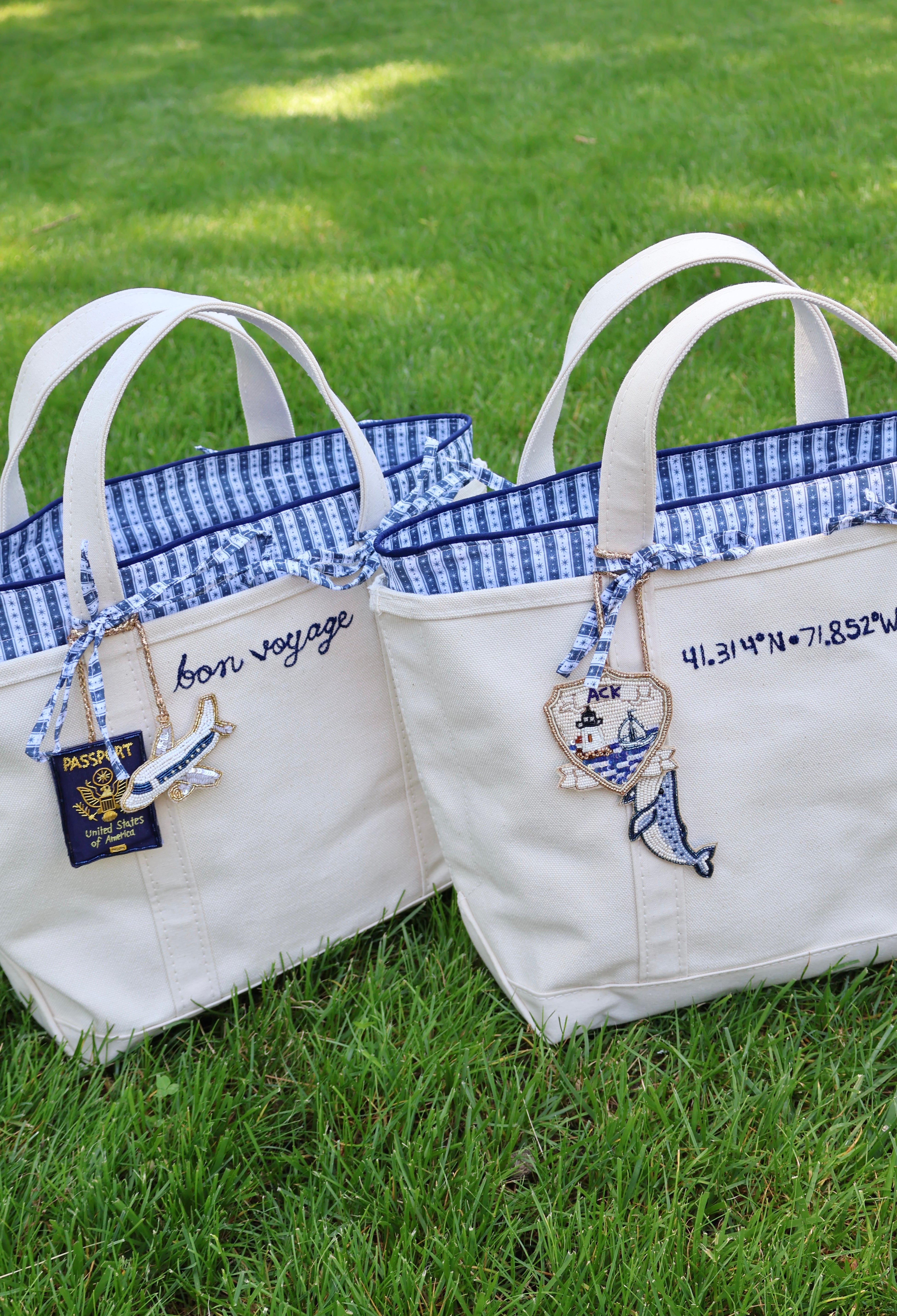 The ACK Crest Bag Charm