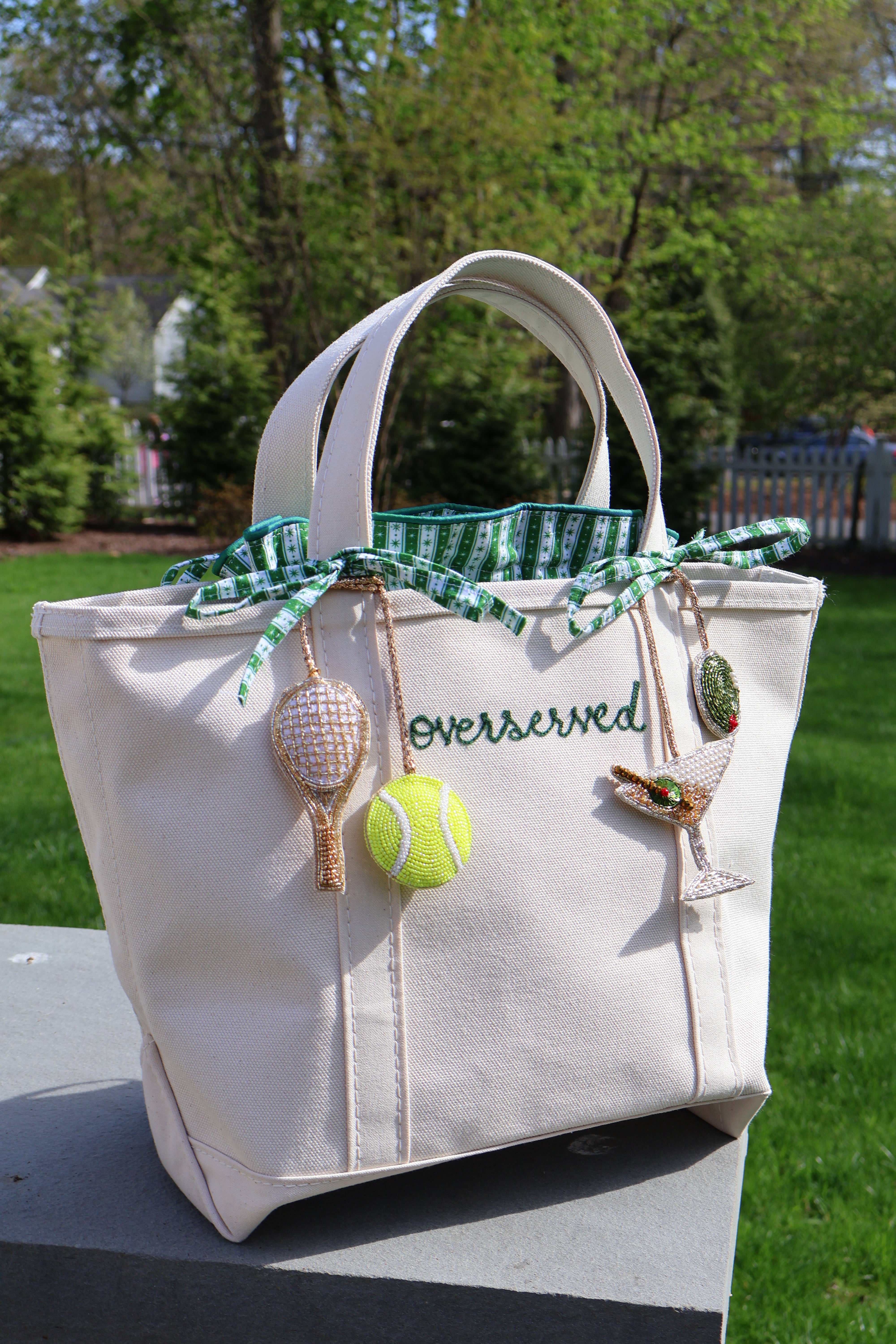 Medium Tote Insert in Green